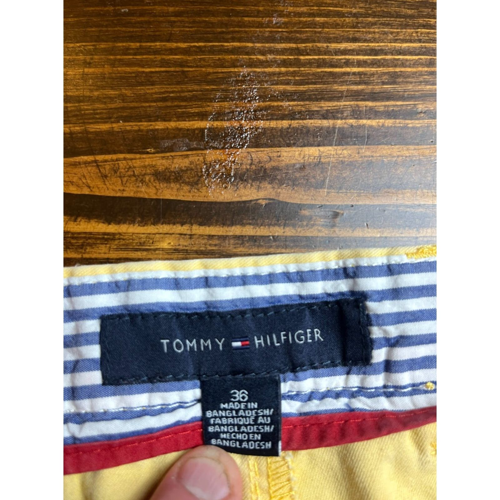 Tommy Hilfiger Tommy Hilfiger Shorts Mens Size 36 Yellow Casual Shorts Pockets Size US 36 / EU 52 - 7 Thumbnail