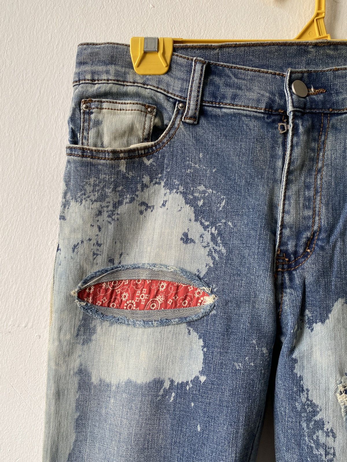 Japanese Brand × MNML Japanese Brand MNML Strechable Skinny Jeans Size US 31 - 9 Thumbnail