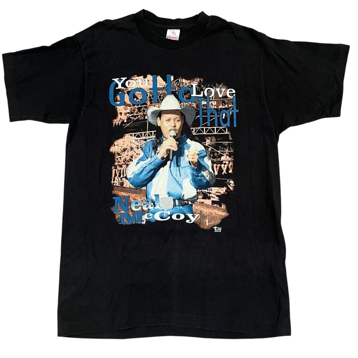 Vintage Vtg 1995 Neal McCoy Tour Shirt Single Stitch Made in USA L Size US L / EU 52-54 / 3 - 1 Thumbnail