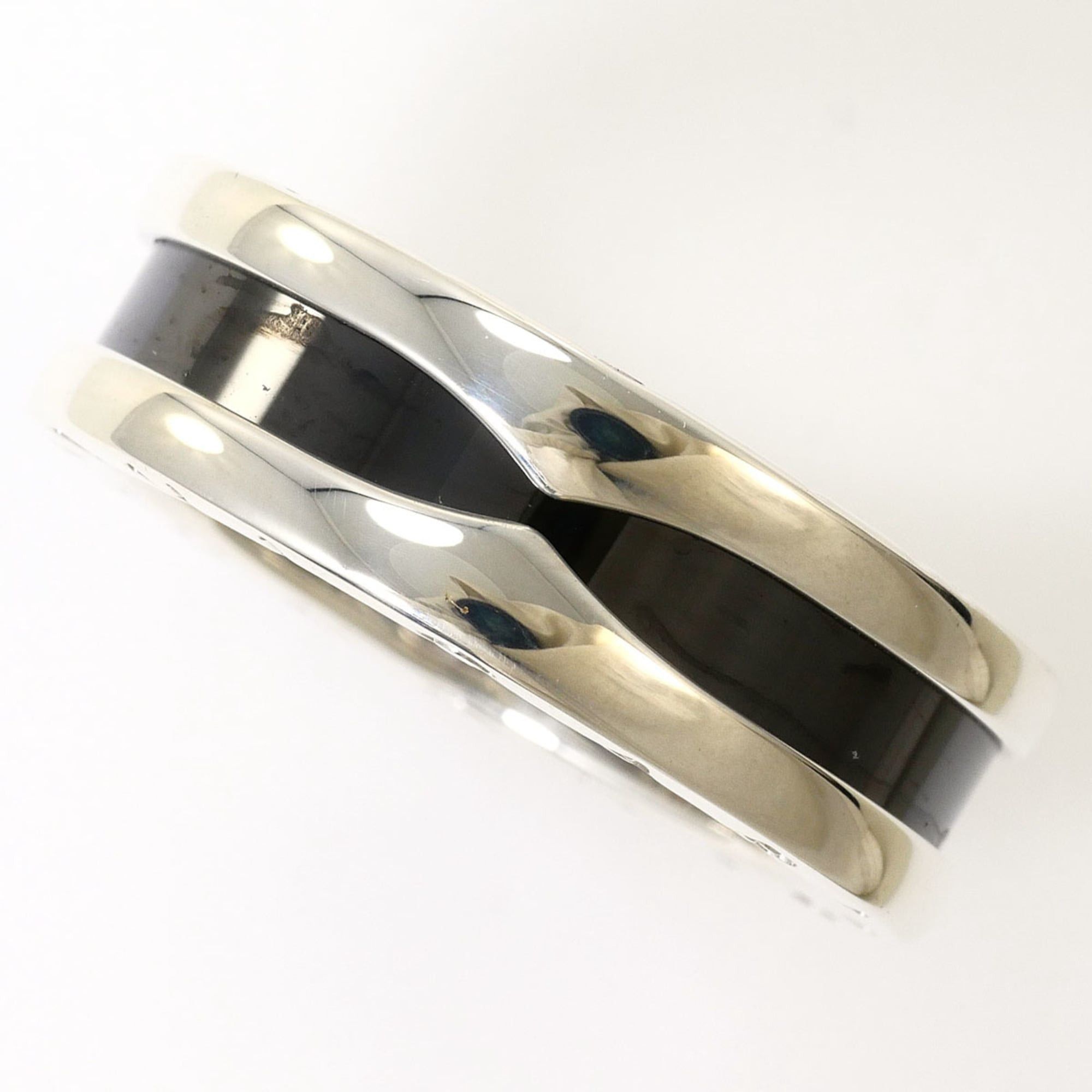 Bvlgari BVLGARI Save the Children Silver Ceramic Ring, Size 1, Total Weight 6.3g, Like New, Gift Wrapping Available. Size ONE SIZE - 1 Thumbnail