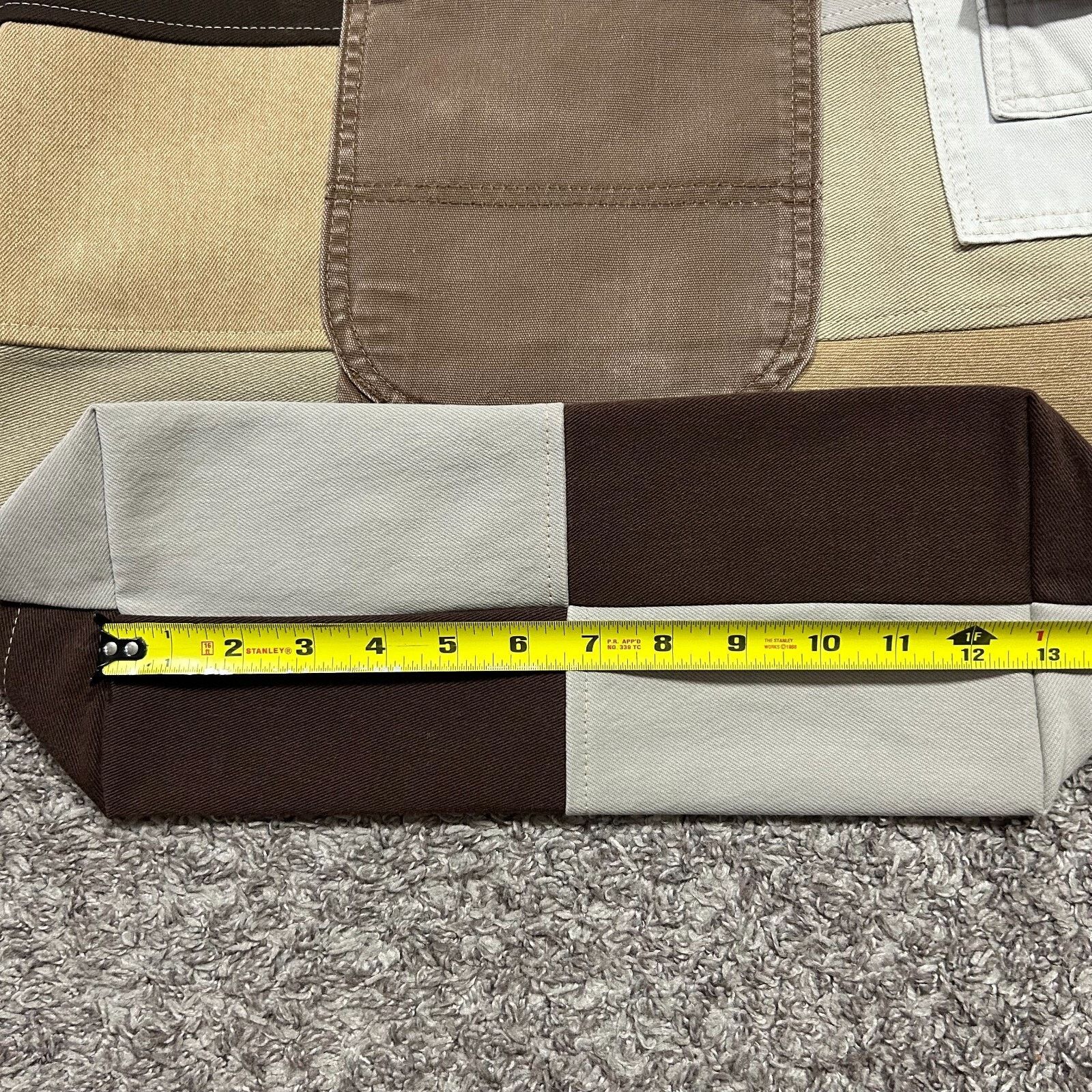 Dickies × Handmade Handmade Bag Patchwork Denim Tote Bag Shoulder Bag Canvas Size ONE SIZE - 9 Thumbnail
