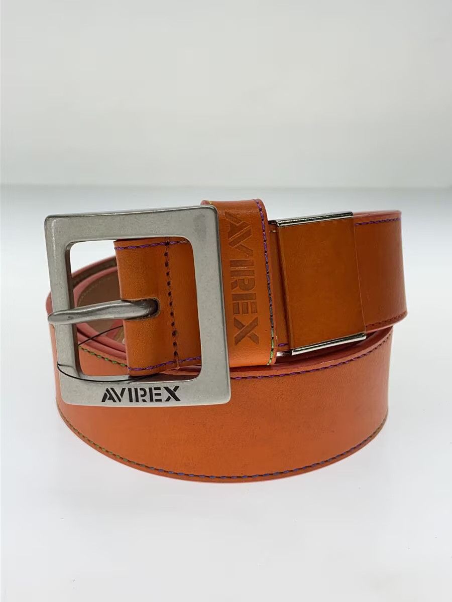 Avirex Leather Belt Brown