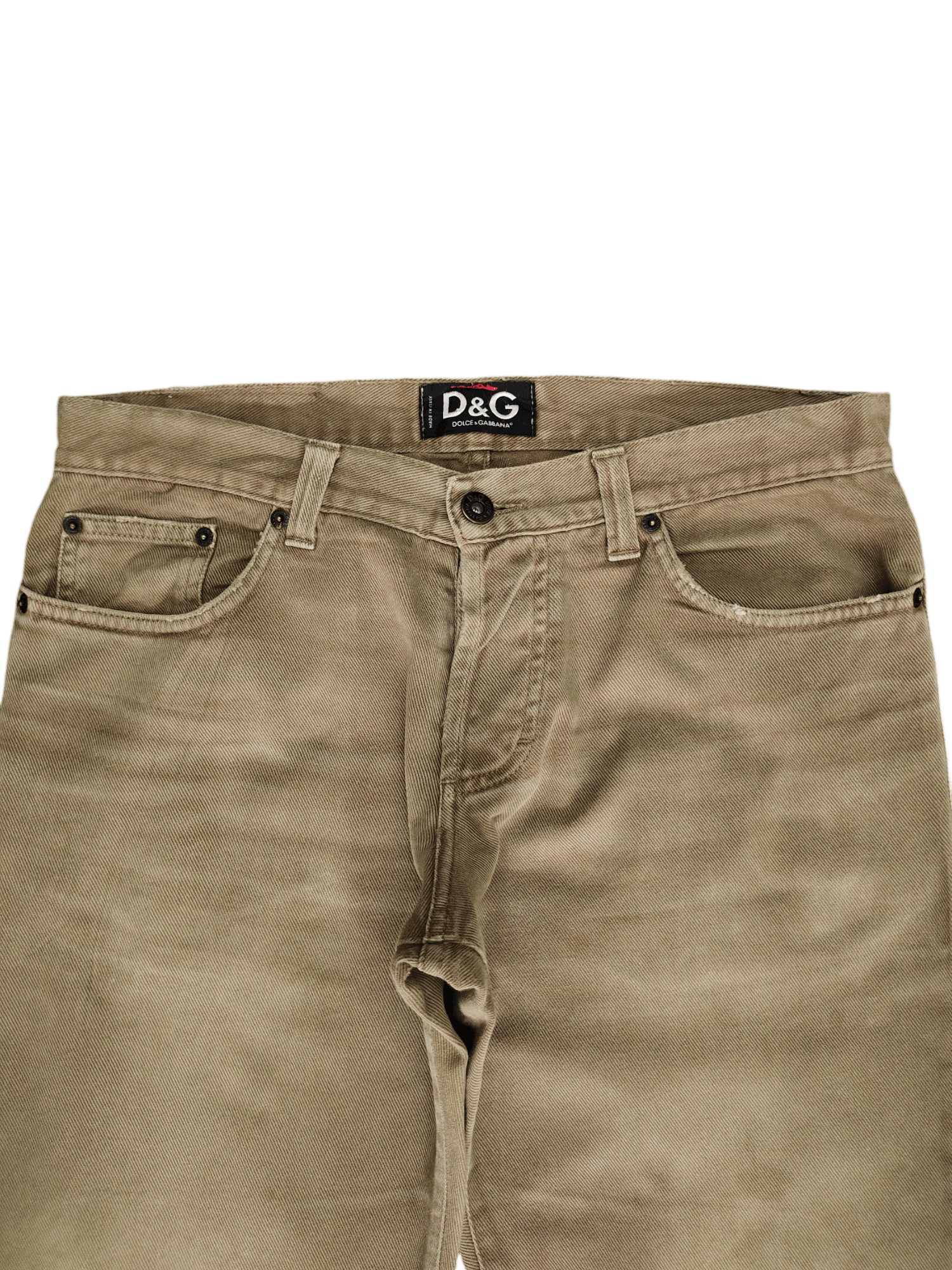 Dolce & Gabbana Dolce & Gabbana Brown Faded Distress Denim Pants Size US 32 / EU 48 - 2 Thumbnail