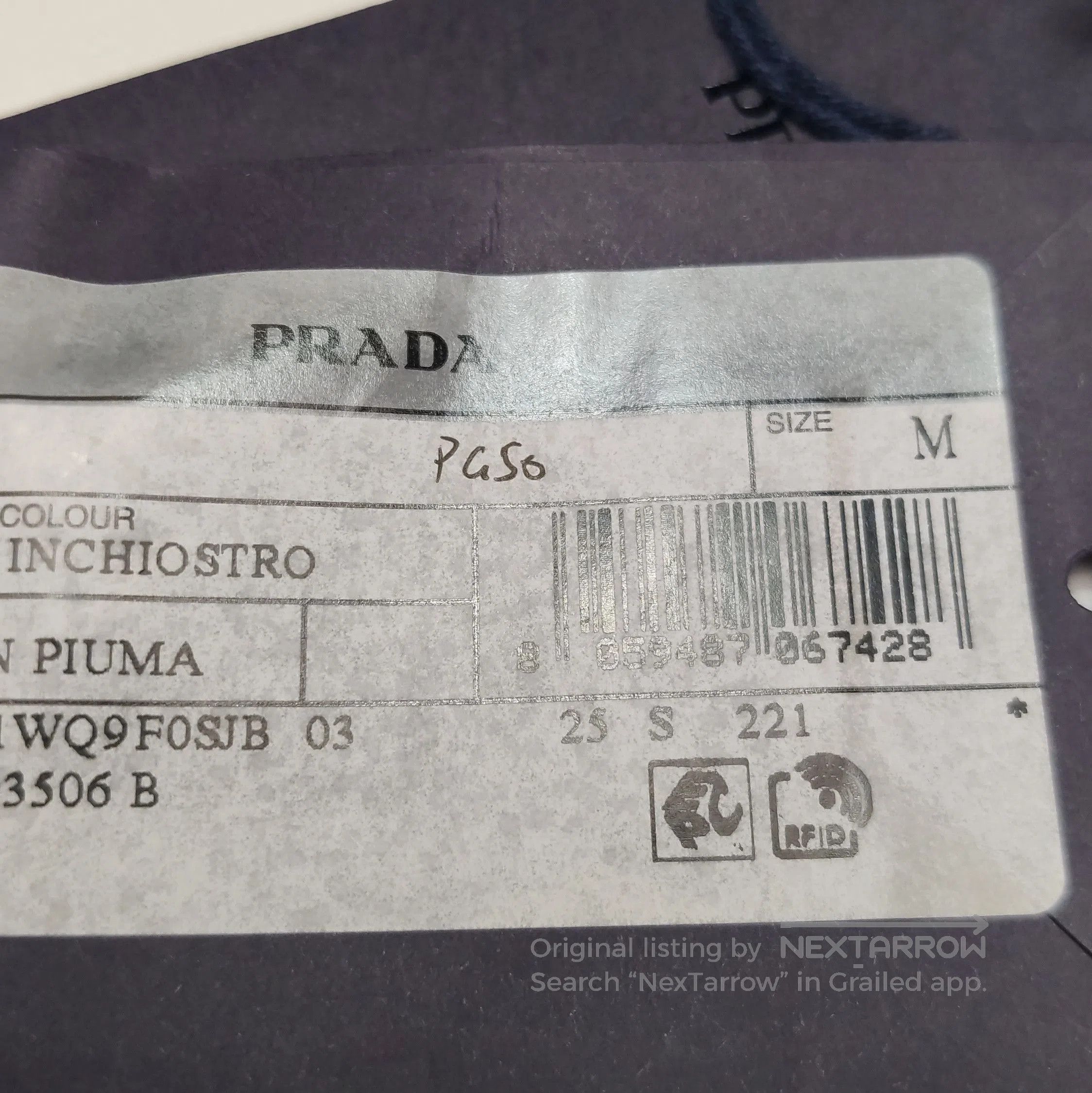 Prada Prada Hooded Triangle Logo Jacket in Blue . Size US M / EU 48-50 / 2 - 9 Thumbnail