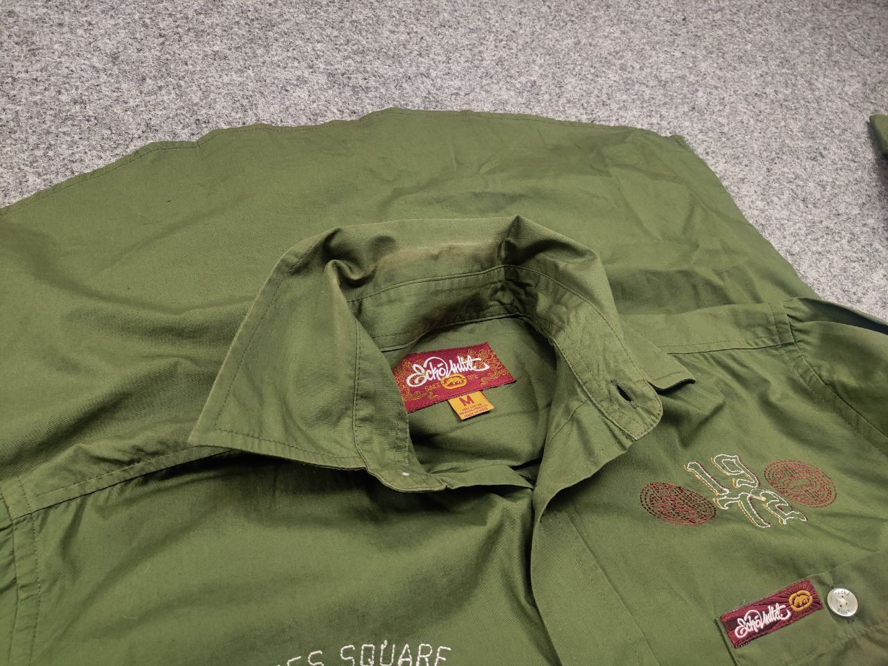 Ecko Unltd. Vintage Ecko Unltd Military Logo Button Long sleeve Shirt Size US M / EU 48-50 / 2 - 14 Thumbnail
