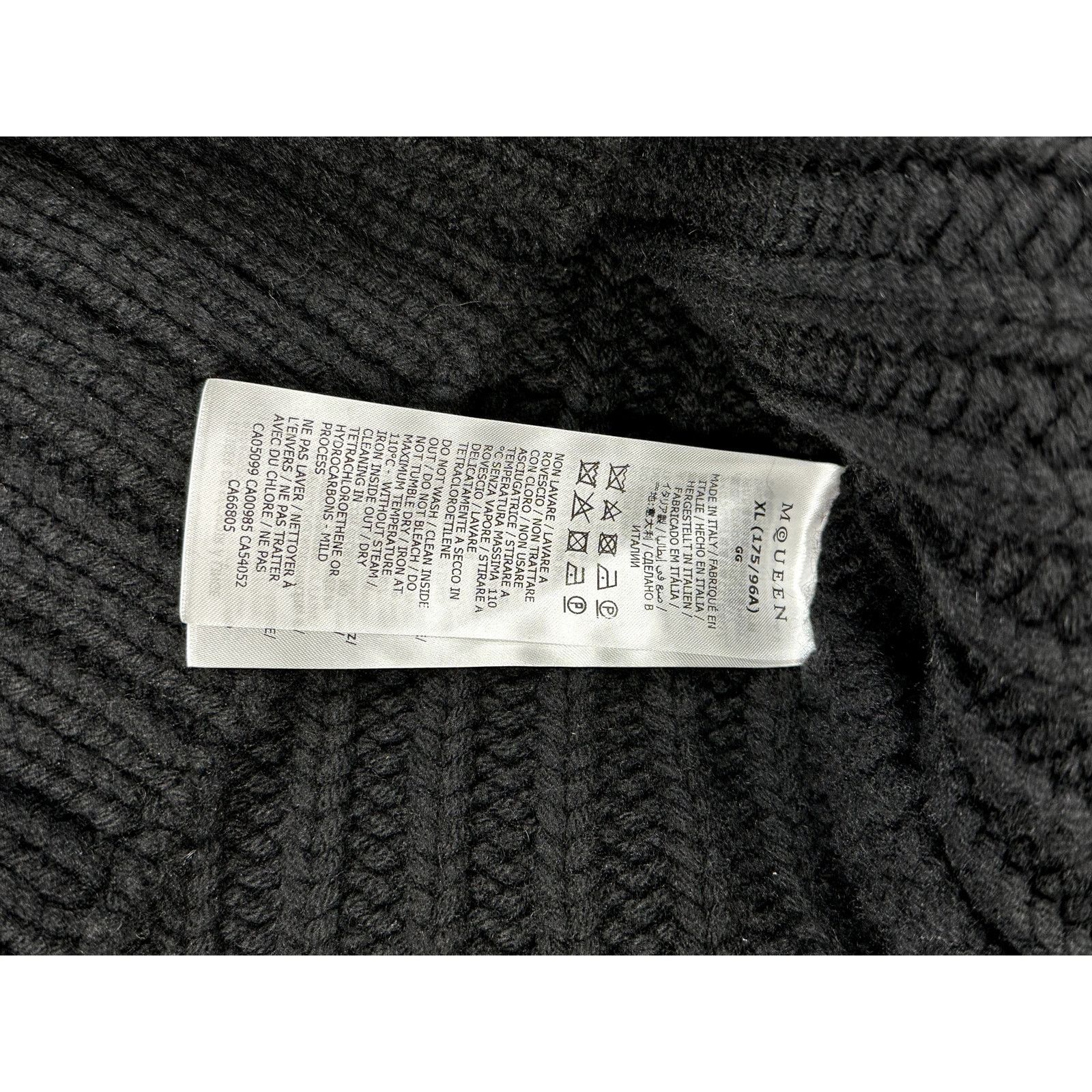 Alexander McQueen Alexander McQueen Black Cowl Neck Sweater Size XL NWT Size XL / US 12-14 / IT 48-50 - 3 Thumbnail