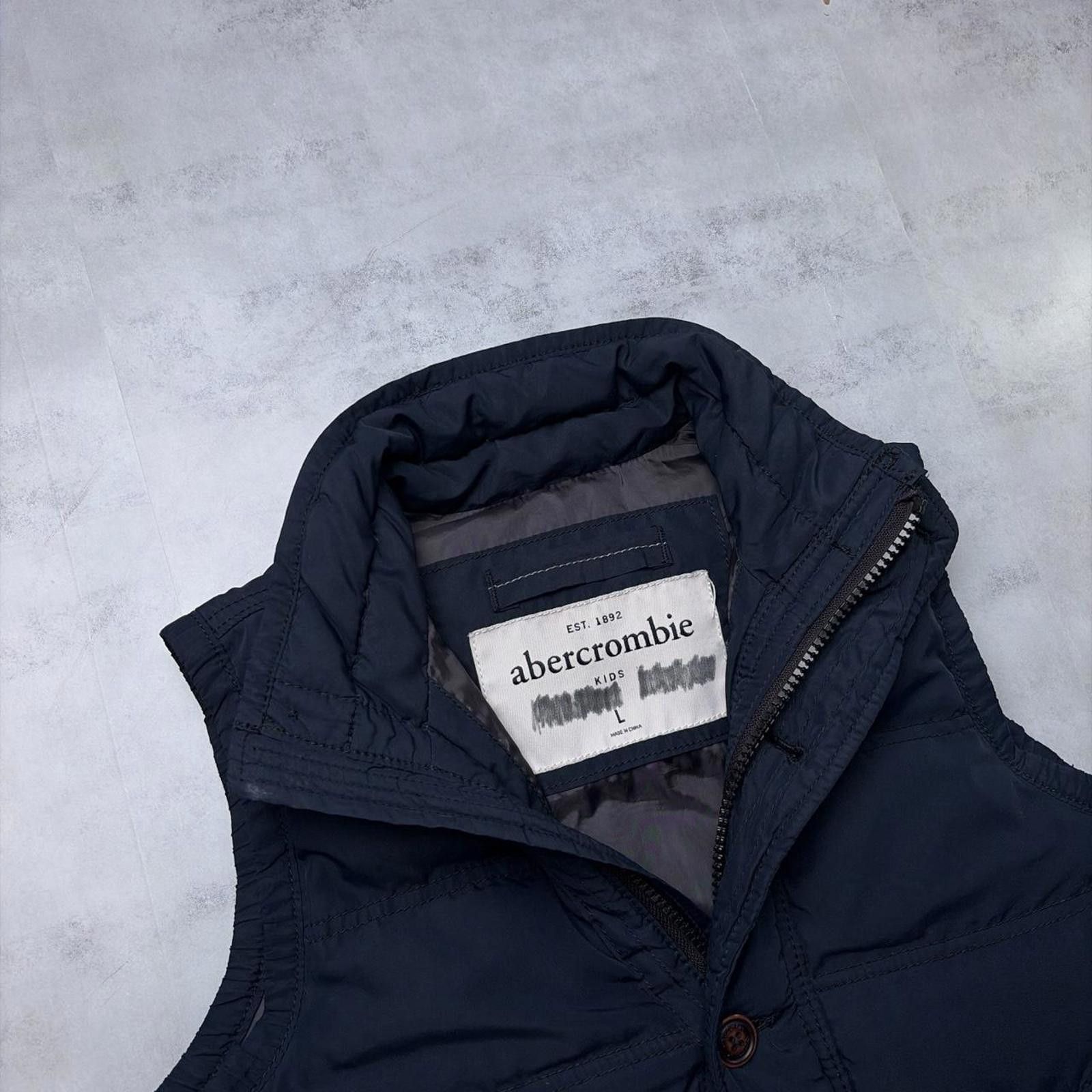 Abercrombie & Fitch Y2K Navy Abercrombie & Fitch Grunge Puffer Vest Size M / US 6-8 / IT 42-44 - 5 Thumbnail