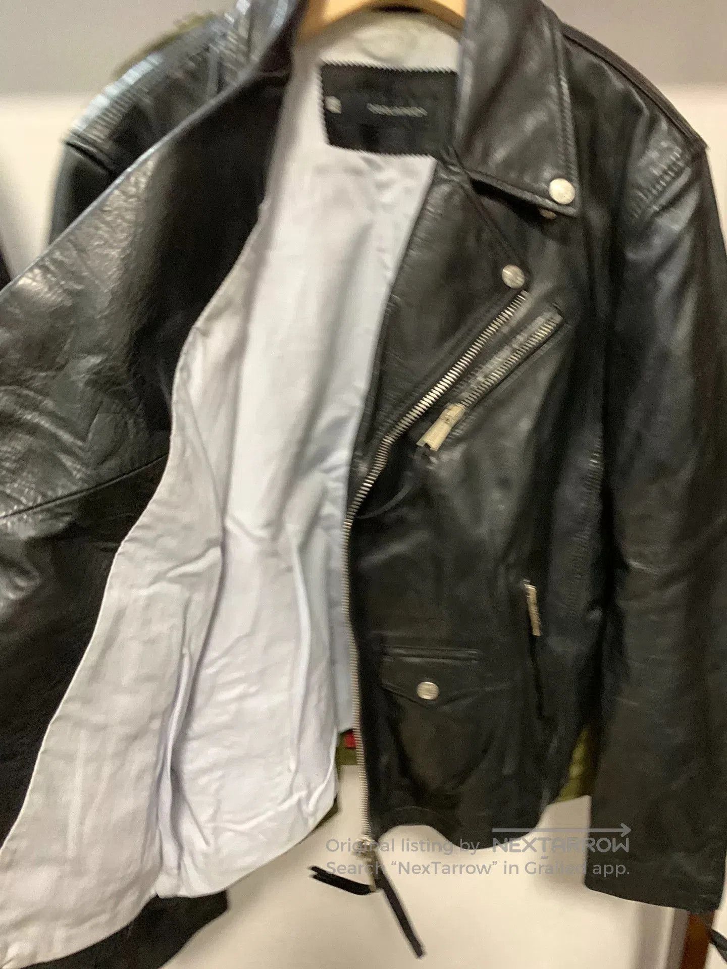 Dsquared2 Dsquared2 Men's Leather Jacket. Size US L / EU 52-54 / 3 - 4 Thumbnail