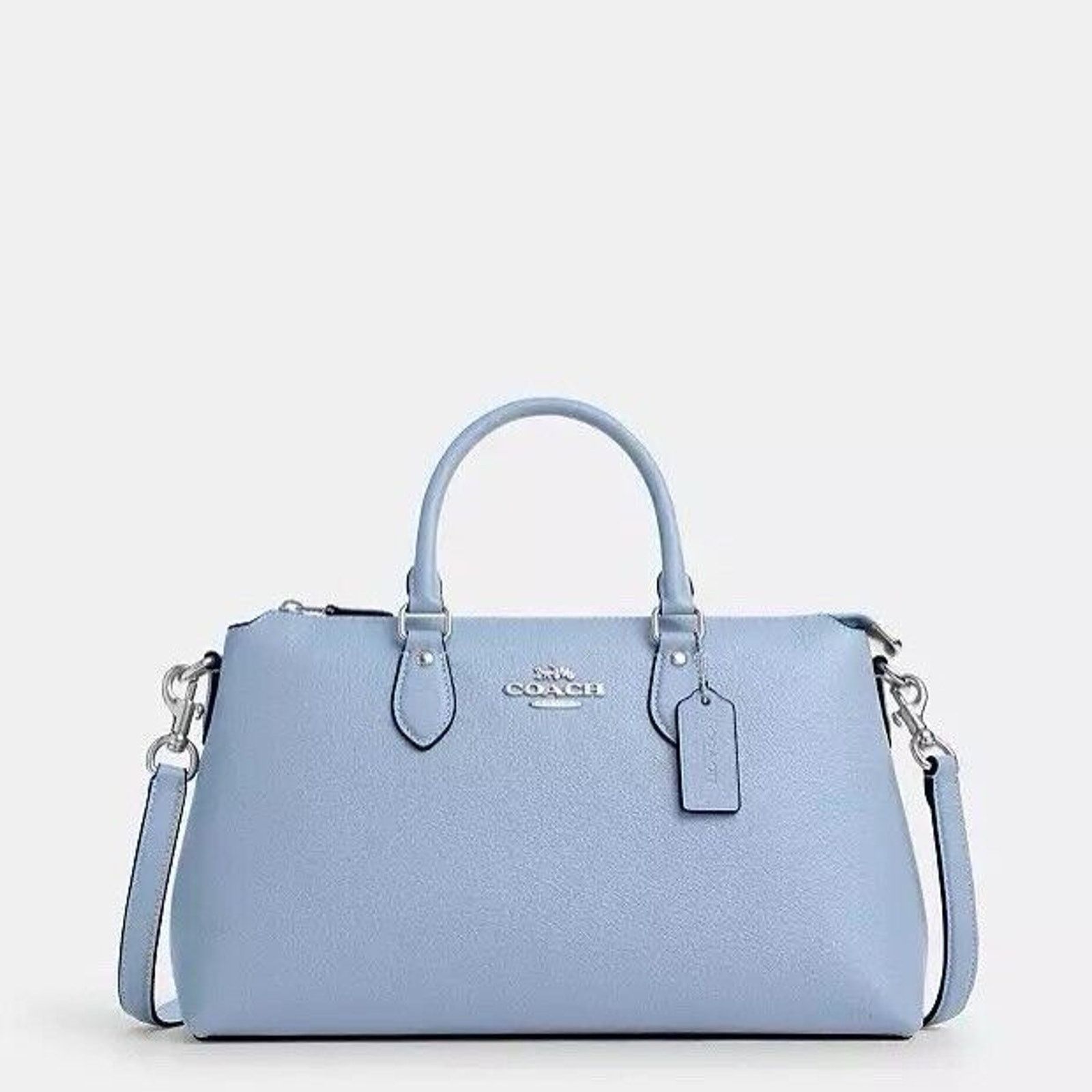 Coach NWT Coach Bundle Georgia Satchel Bag CR156 Cq722 Silk Scarf Size ONE SIZE - 8 Thumbnail