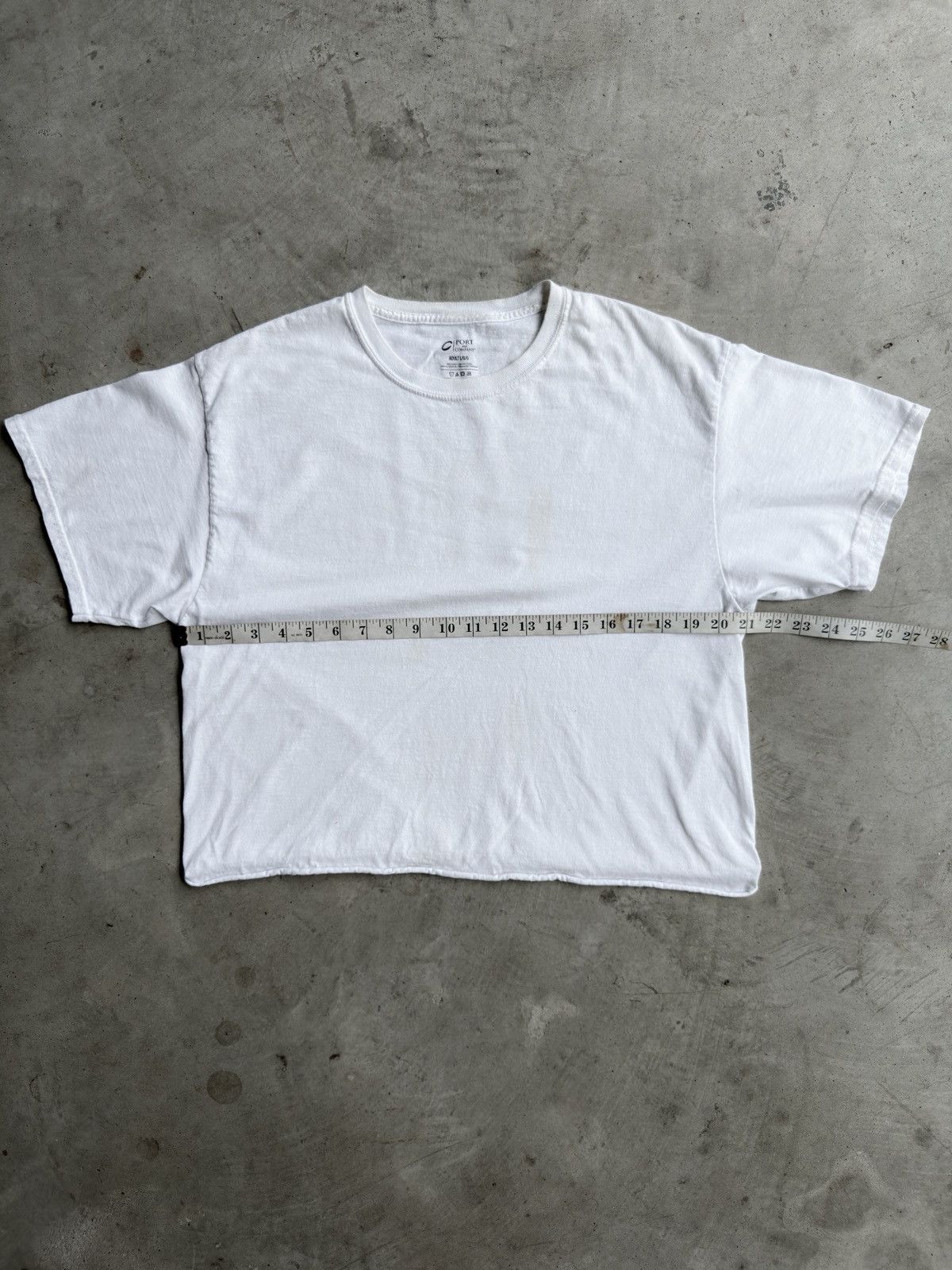 Other 2000s Cropped Boxy Blank White Tee Size US S / EU 44-46 / 1 - 4 Thumbnail