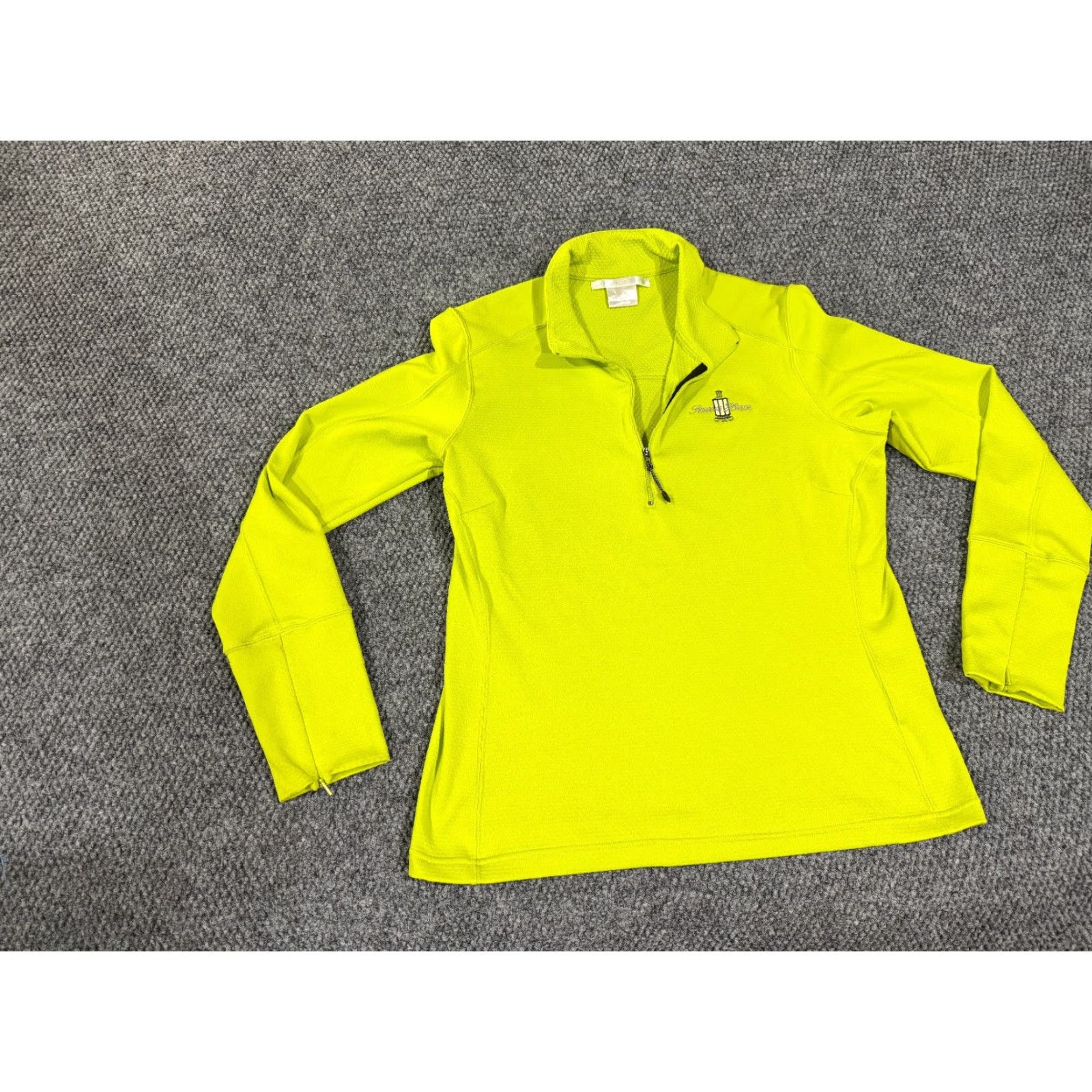 Nike Nike Golf Pullover Womens Large Green Quarter Zip Long Sleeve Athletic Sweatshirt Size L / US 10 / IT 46 - 2 Thumbnail