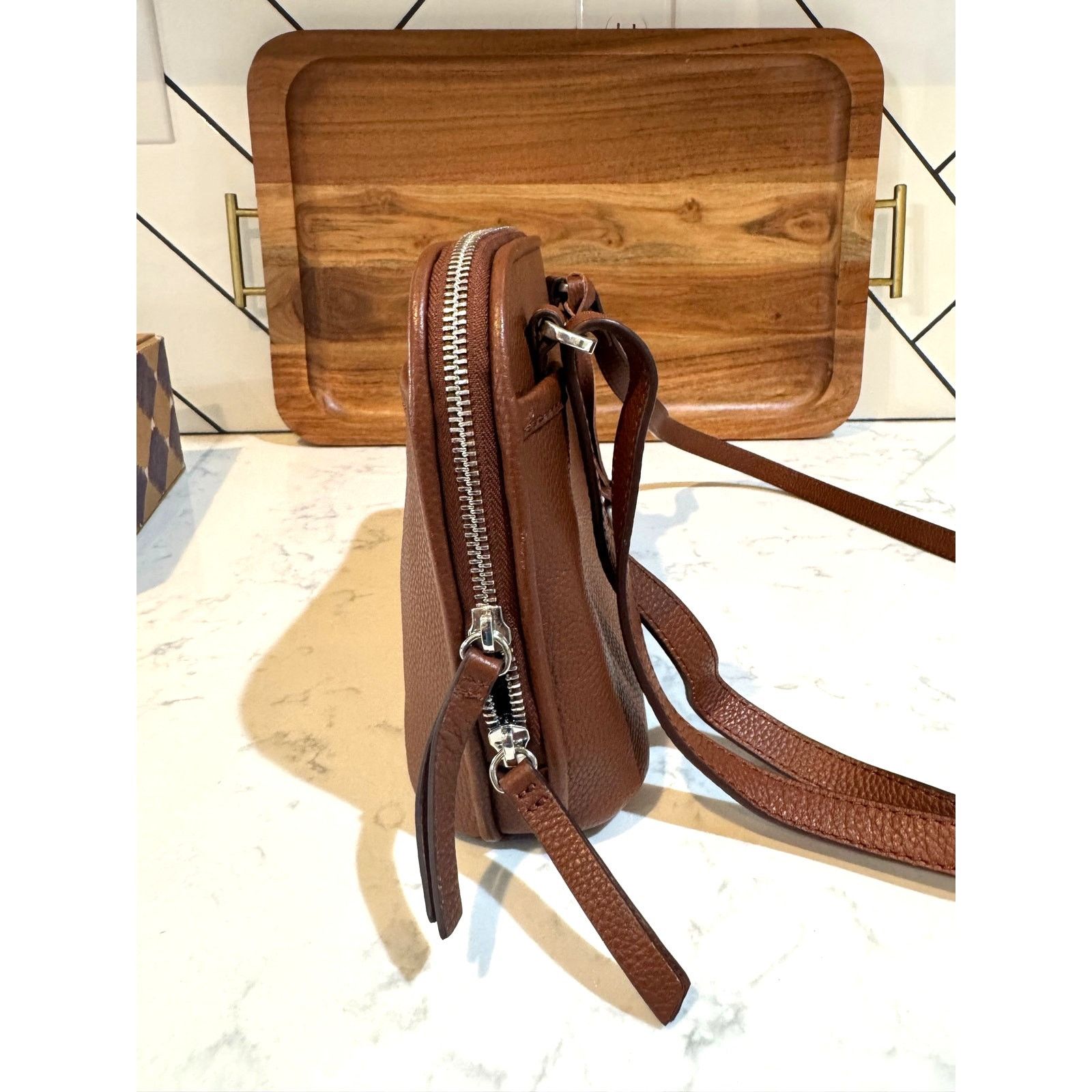 Brighton Brighton Contempo Shelby Bourbon Organizer bag leather Size ONE SIZE - 3 Thumbnail
