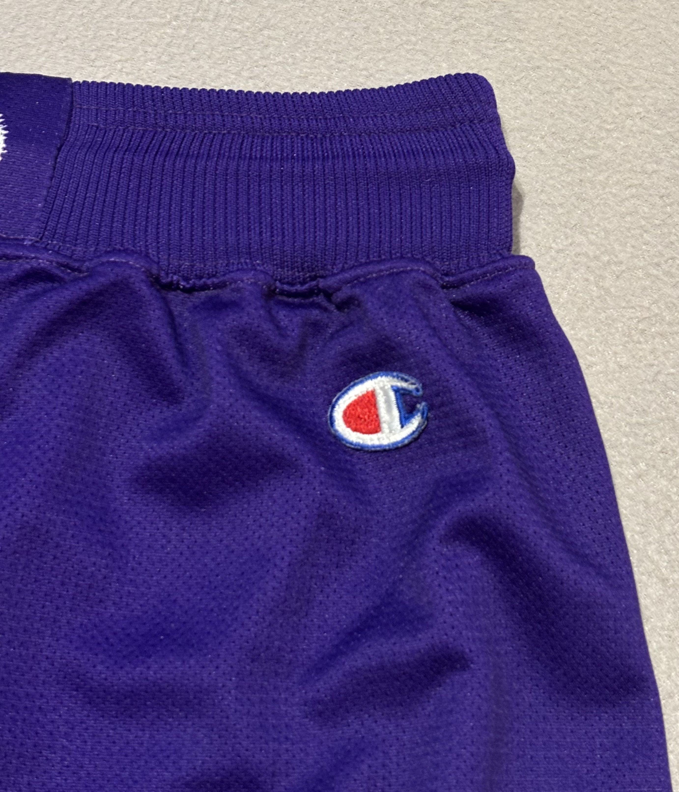 Champion Charlotte Hornets 90s Champion NBA Vintage Basketball Shorts Size US 35 - 9 Thumbnail