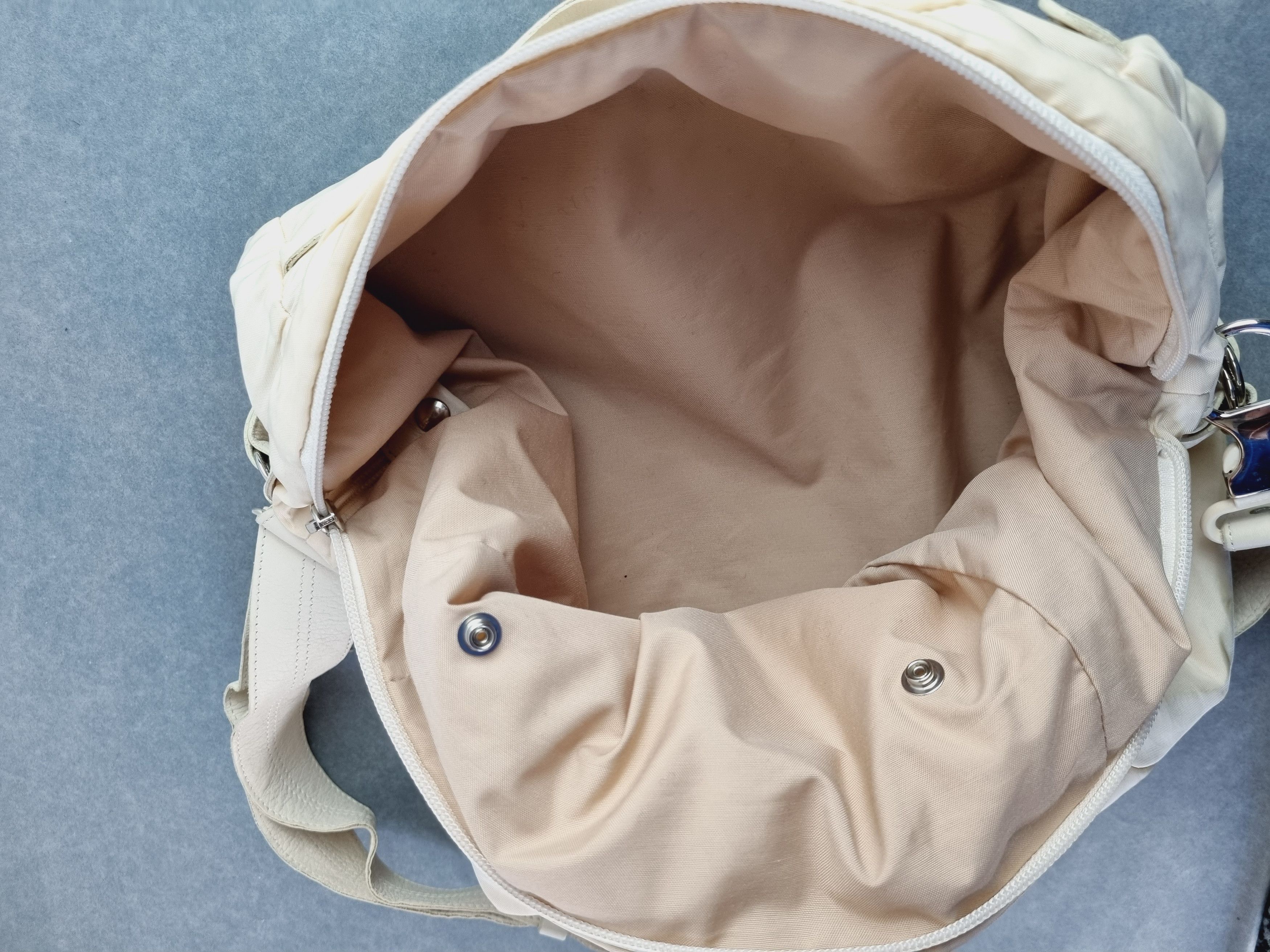 Japanese Brand × Mandarina Duck × Vintage Mandarina Duck Roomy Dirty Nylon Shoulder Bag Size ONE SIZE - 10 Thumbnail
