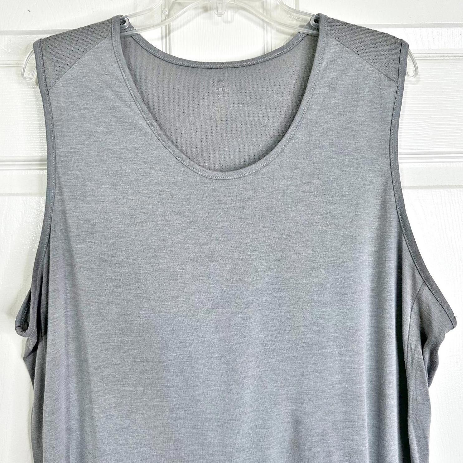 Designer Apana Sleeveless Activewear Tank Top Grey Men's XL Size US XL / EU 56 / 4 - 3 Thumbnail