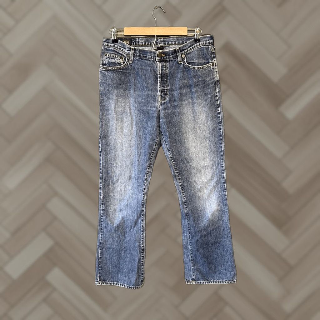 Abercrombie & Fitch Abercrombie & Fitch Womens Jeans Blue Denim Straight 10 Tall Size 10L x 32 Regular Fit Size 32" / US 10 / IT 46 - 1 Thumbnail