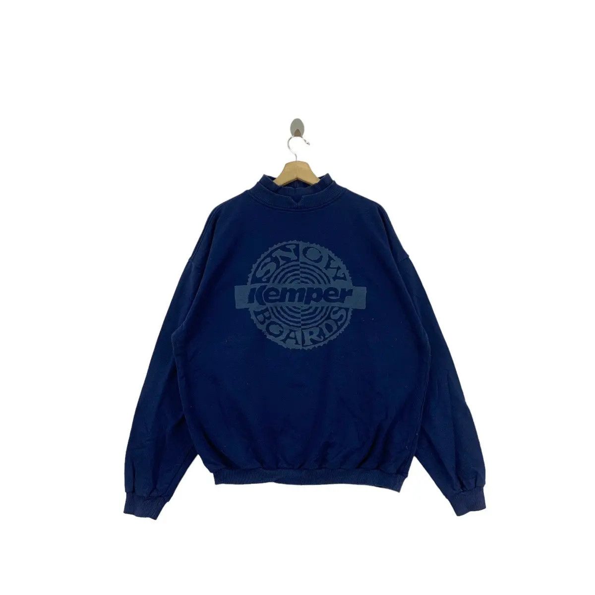 Vintage Vintage 90’ KEMPER SNOWBOARDS Stock Logo Sweatshirt Size US XL / EU 56 / 4 - 1 Thumbnail