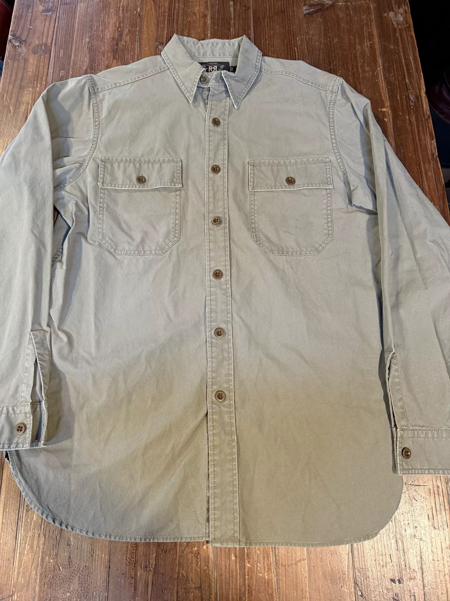 RRL Ralph Lauren RRL Ralph Lauren Khaki Utility Shirt M Size US M / EU 48-50 / 2 - 1 Thumbnail
