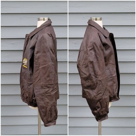 Vintage Vintage 90s North American Hunting Club Embroidered Brown L Size US XL / EU 56 / 4 - 4 Thumbnail
