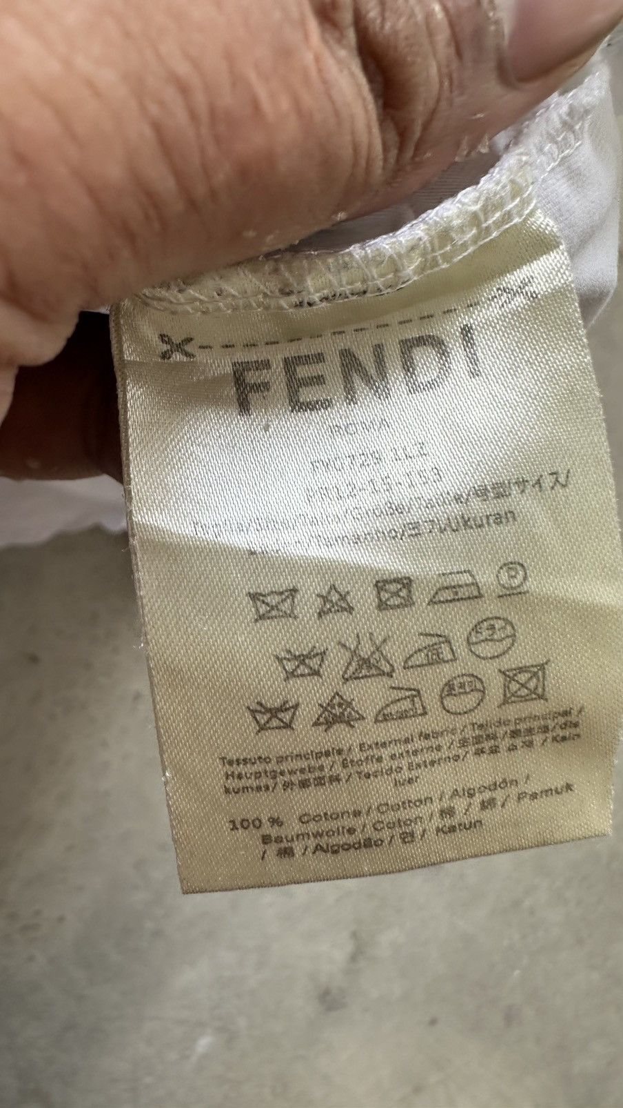 Fila FENDI ROMA FILA SPELLOUT TEE Size US M / EU 48-50 / 2 - 5 Thumbnail
