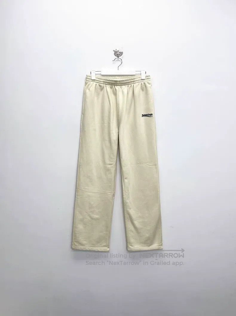Balenciaga size XS Beige Wave Coca-Cola Logo Pants