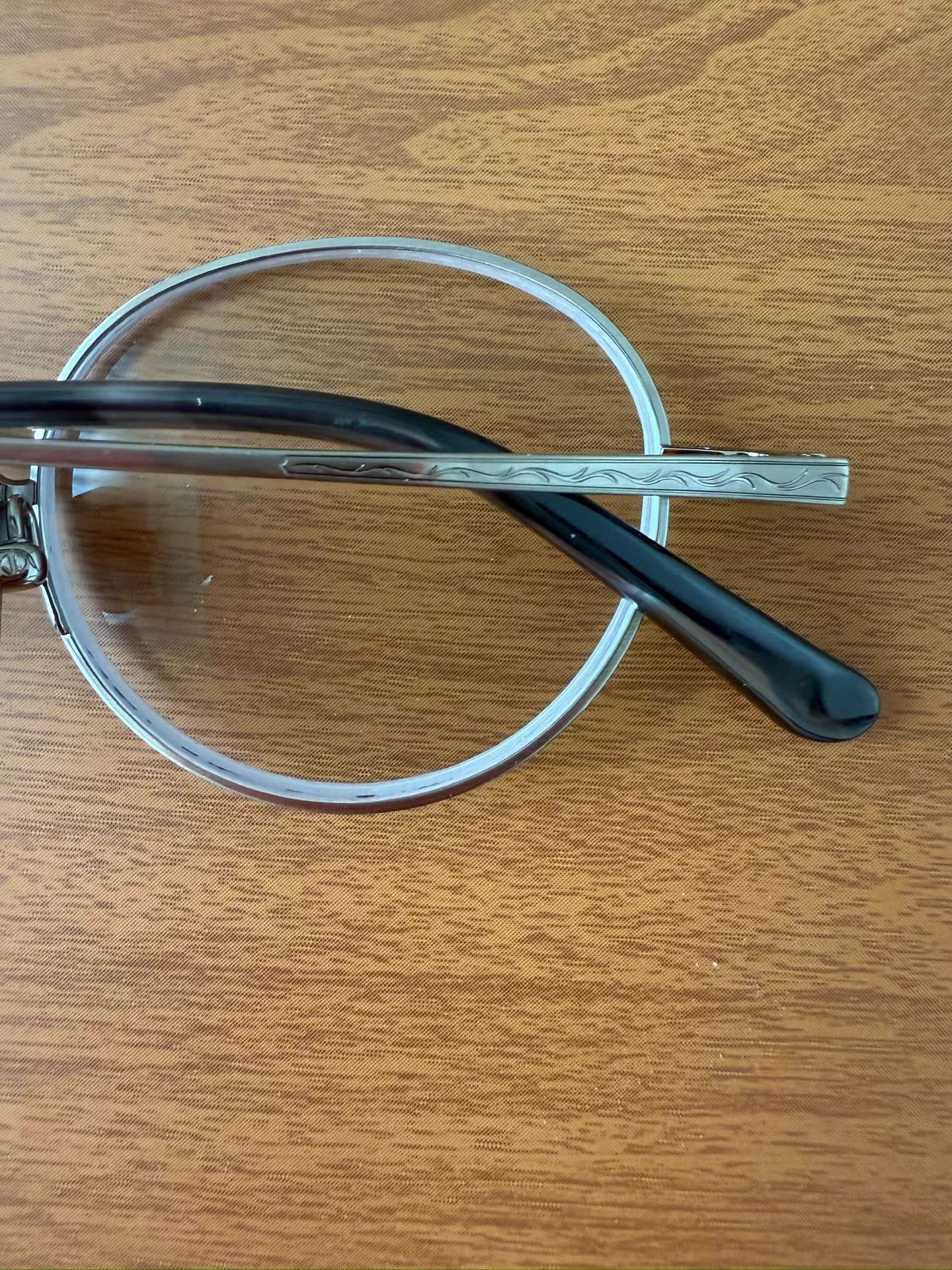 Vintage Vintage round frame glasses Size ONE SIZE - 4 Thumbnail