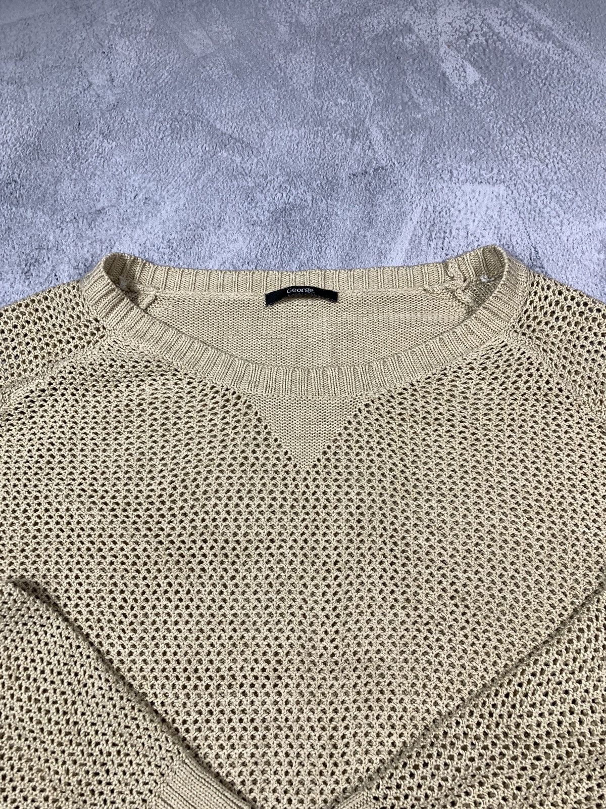 Japanese Brand × Vintage Vintage Y2K Japanese mesh oversized sweater streetwear Size XL / US 12-14 / IT 48-50 - 5 Thumbnail