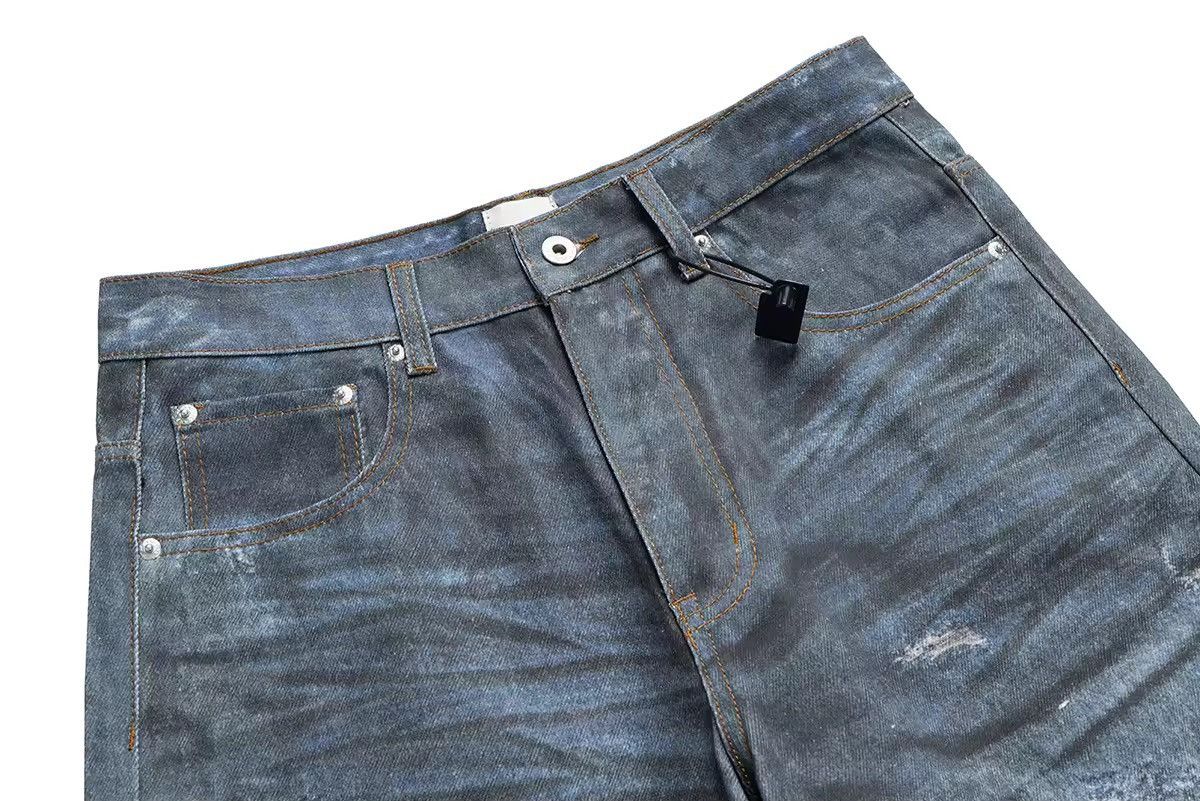 Japanese Brand × Jean Distressed Hole Ripped Baggy Jeans Size US 34 / EU 50 - 3 Thumbnail