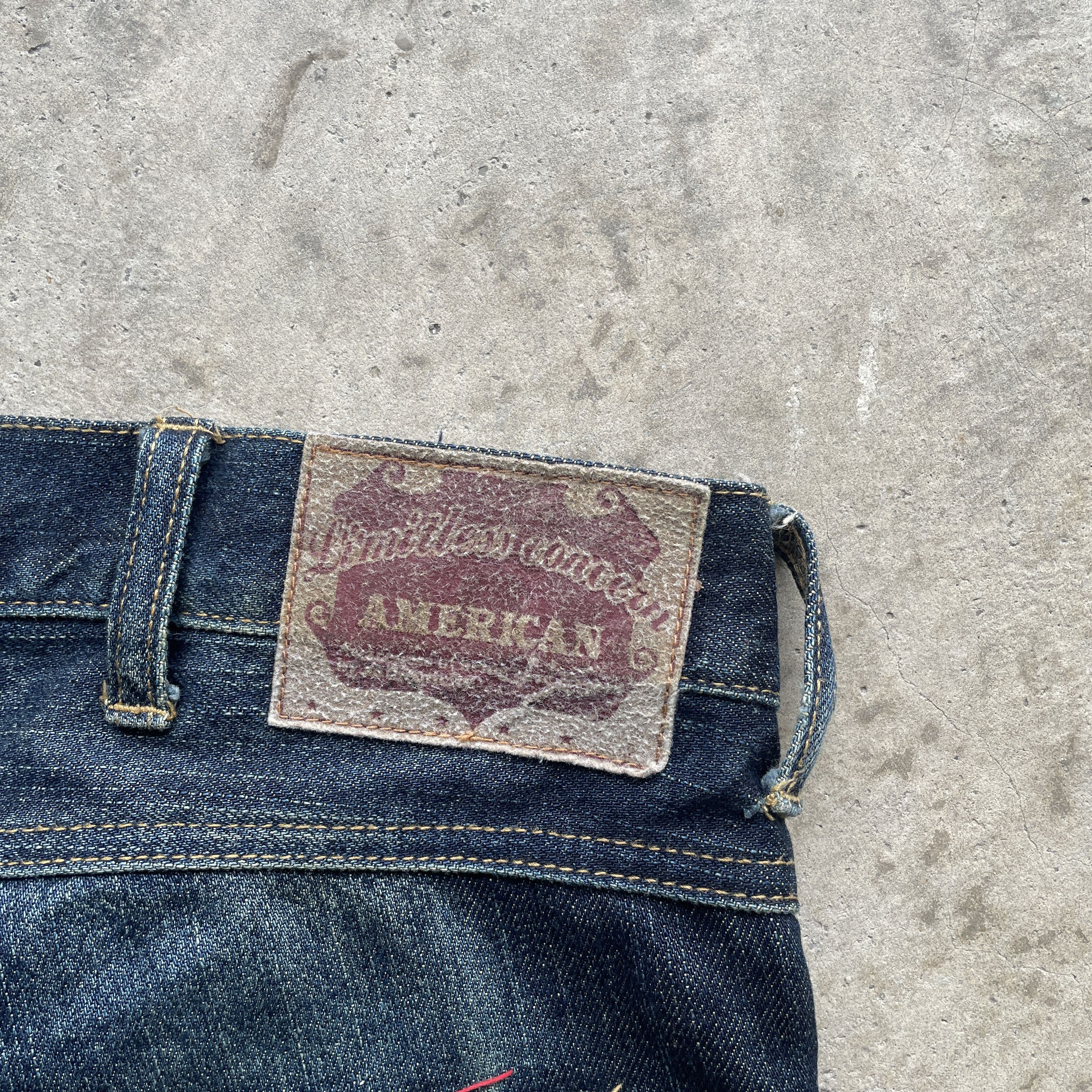 Vintage VINTAGE AMORE PURO DISTRESSED RUSTY DENIM PANTS JEANS W42 Size US 42 / EU 58 - 8 Thumbnail