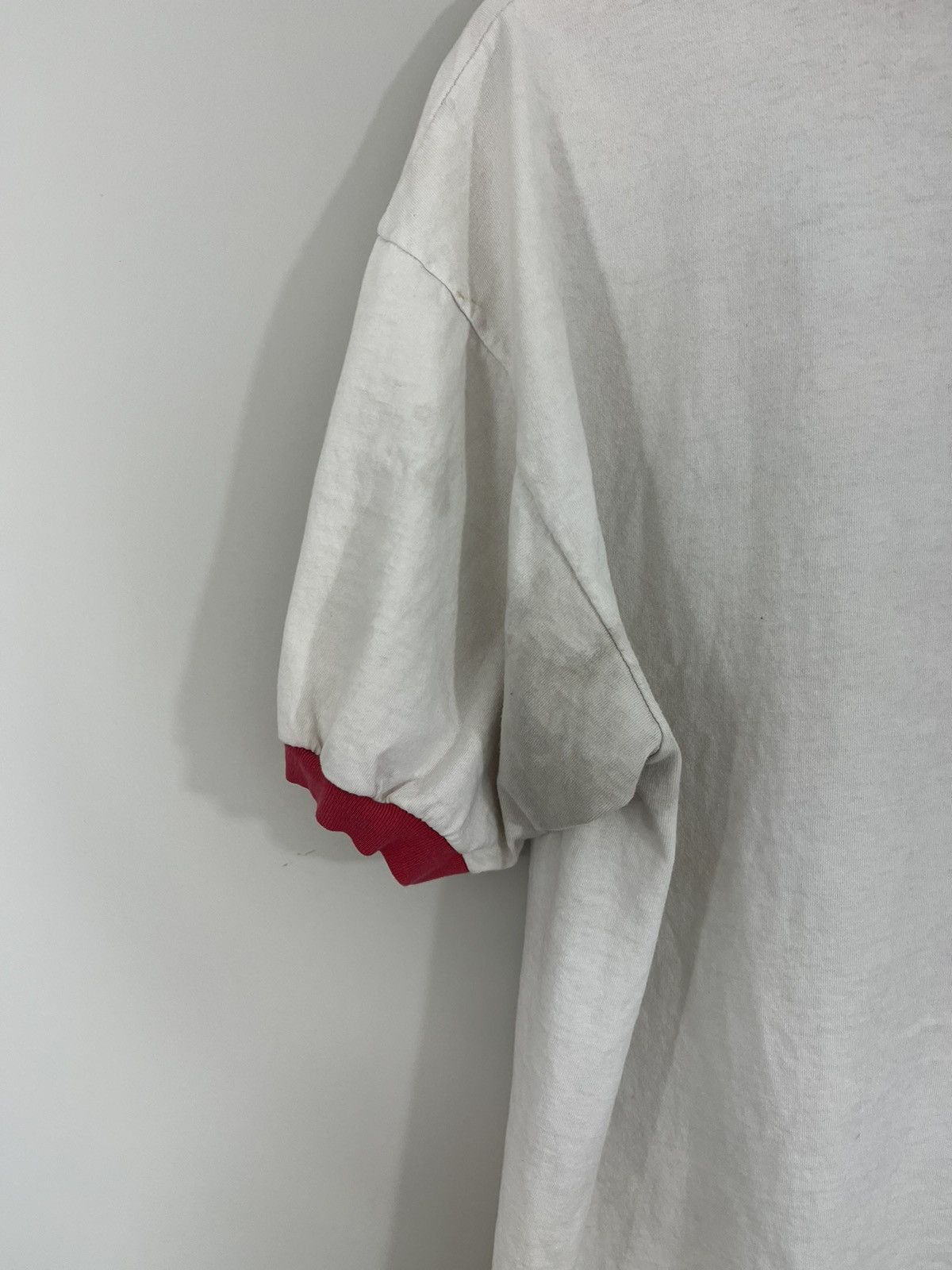 Vintage DICKIES Single Stitch Thrashed Faded Ringer Tee Size US XL / EU 56 / 4 - 12 Thumbnail
