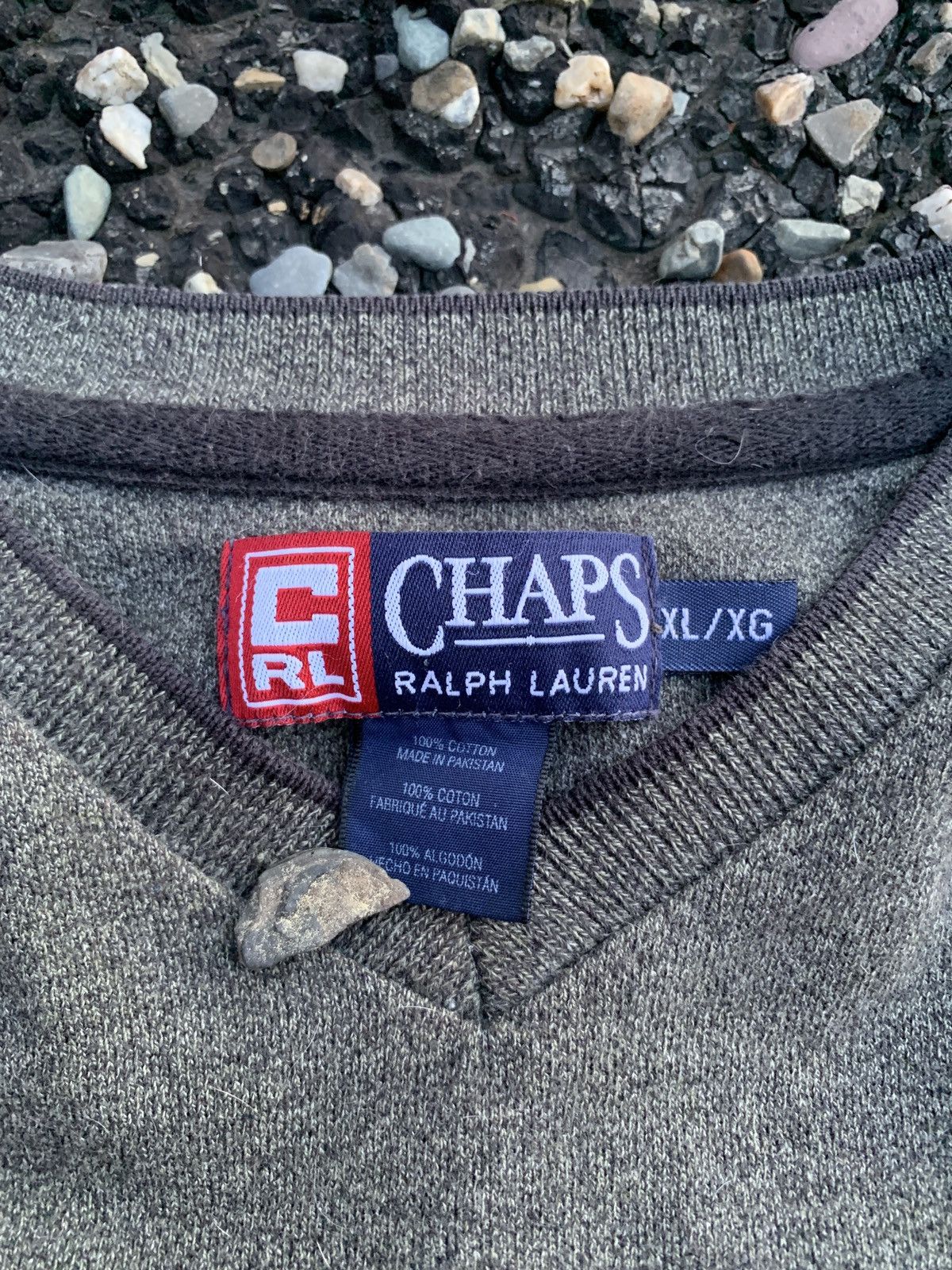 Chaps Ralph Lauren Vintage Chaps Ralph Lauren V-Neck Longsleeve Shirt Size US XL / EU 56 / 4 - 5 Thumbnail
