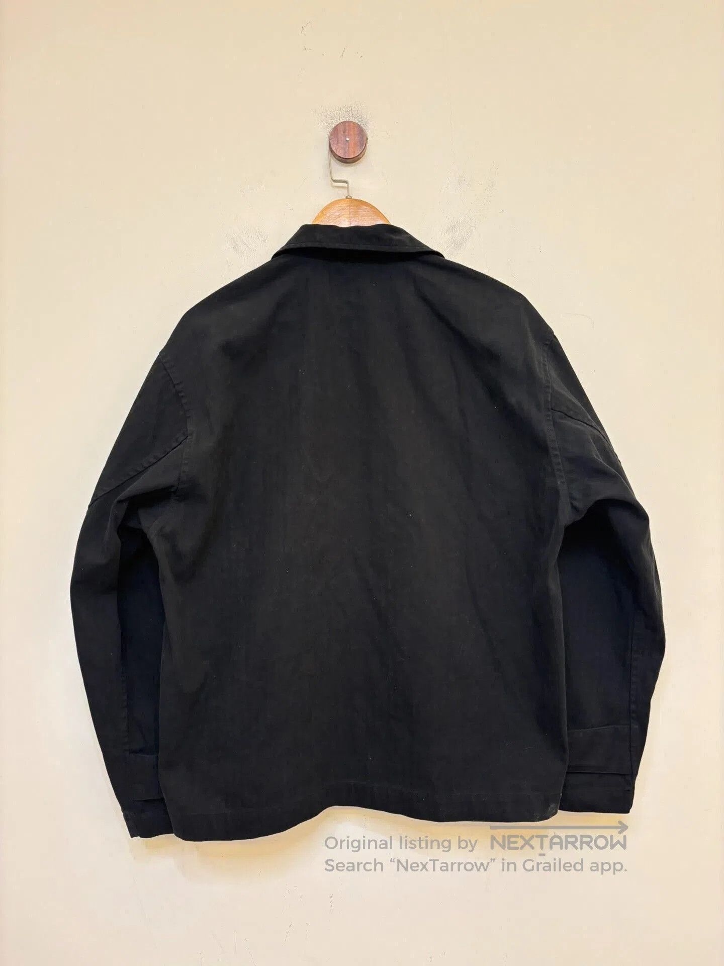 ADAM ET ROPE Wild Life Tailor Herringbone Washed CPO Jacket. Size US L / EU 52-54 / 3 - 7 Thumbnail