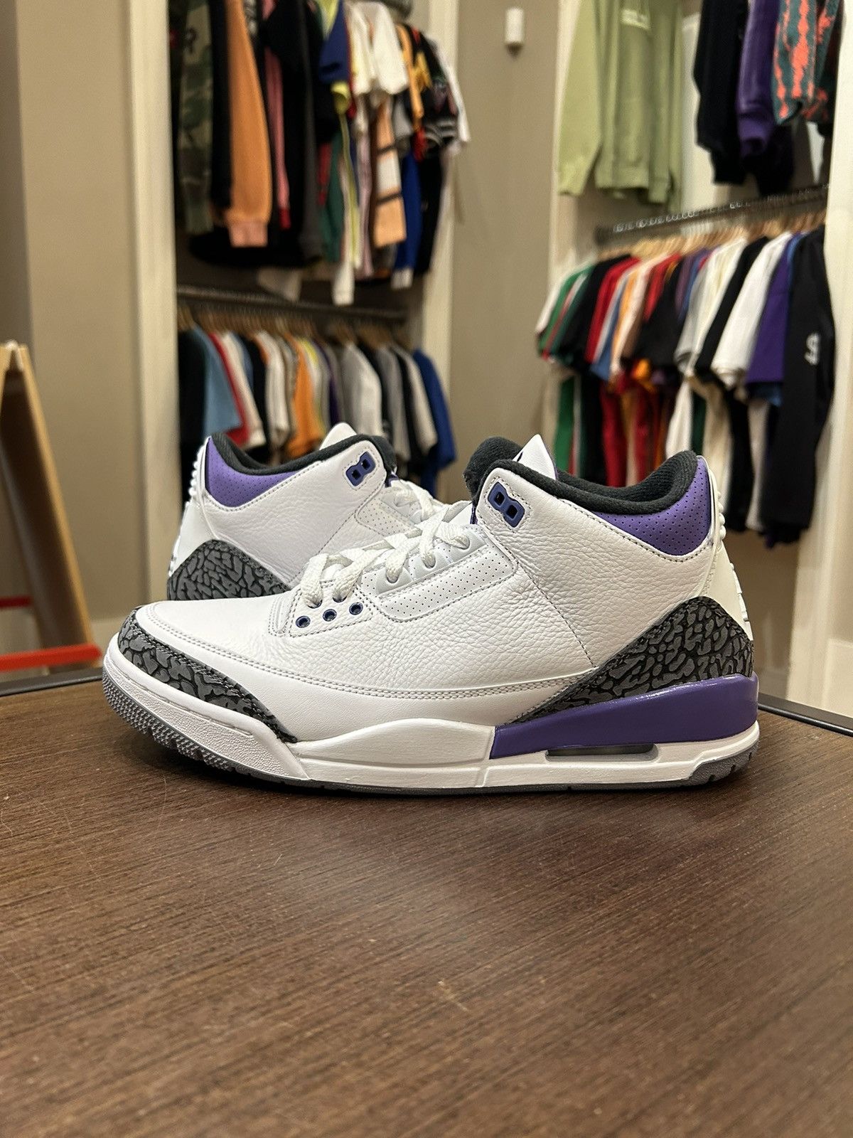 Nike Jordan 3 Retro Dark Iris Size US 9.5 / EU 42-43 - 1 Thumbnail