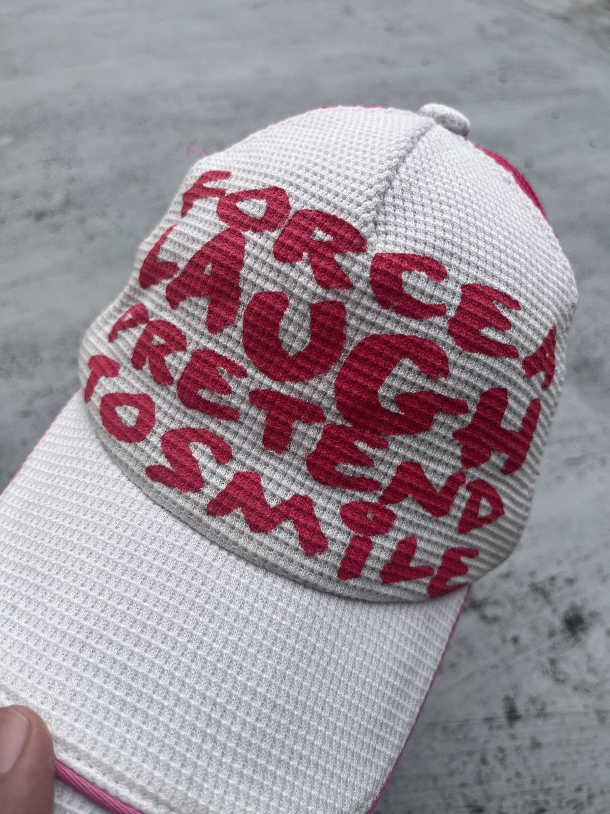 Beauty Beast JAPANES Y2K POEM FORCE TRUCKERHAT PINK PUNK Size ONE SIZE - 5 Thumbnail