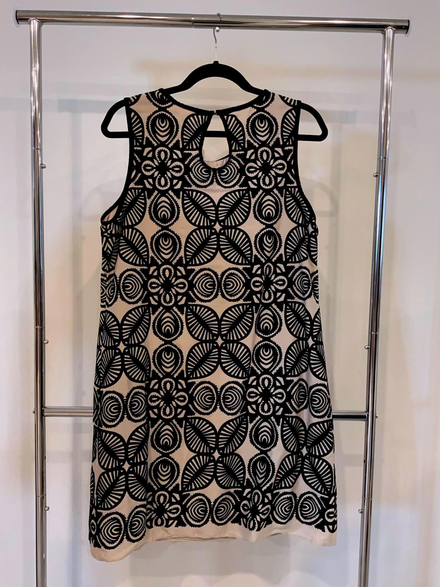 Designer Stylish Floral Pattern Dress by maxstudio- Size L Size L / US 10 / IT 46 - 2 Thumbnail