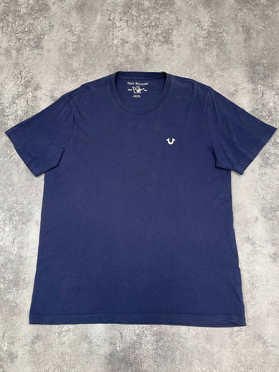 True Religion True Religion Men Cotton T-Shirt Blue Size L Size US L / EU 52-54 / 3 - 1 Thumbnail