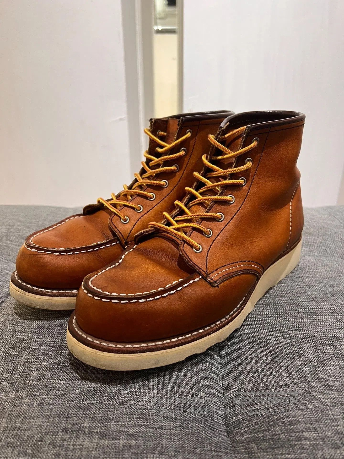 Red Wing redwing moc toe boots size 39. Size US 8.5 / IT 38.5 - 1 Thumbnail