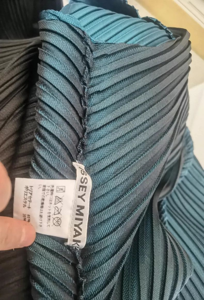 Issey Miyake Issey Miyake size:2 Blue horizontal stripe dress Size S / US 4 / IT 40 - 2 Thumbnail