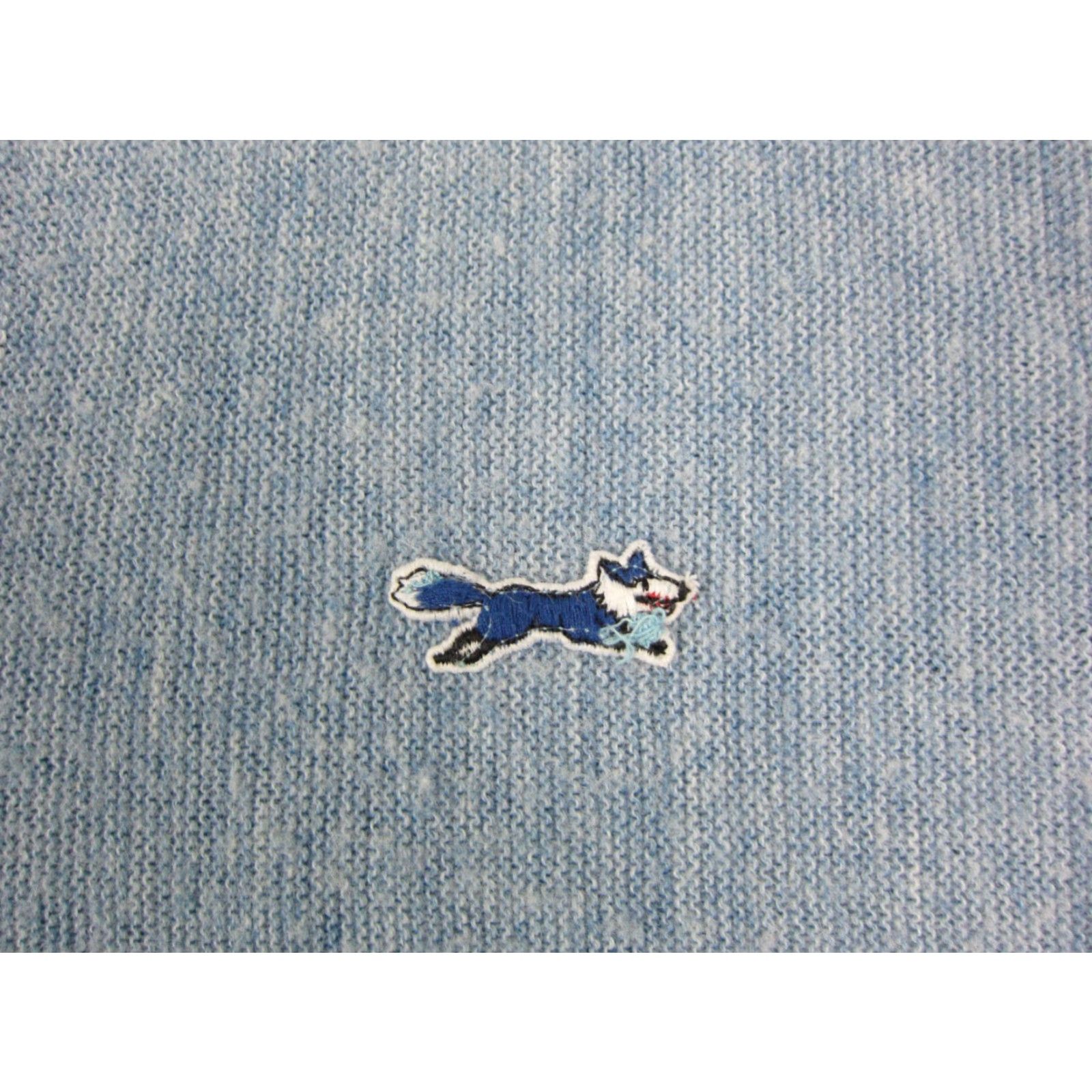 JCPenney VINTAGE J.C. Penney Cardigan Mens XL Sweater Blue 50s 60s Classic 80s 90s All Seasons Knit Long Sleeve V-Neck Button Logo Regular Size US XL / EU 56 / 4 - 3 Thumbnail