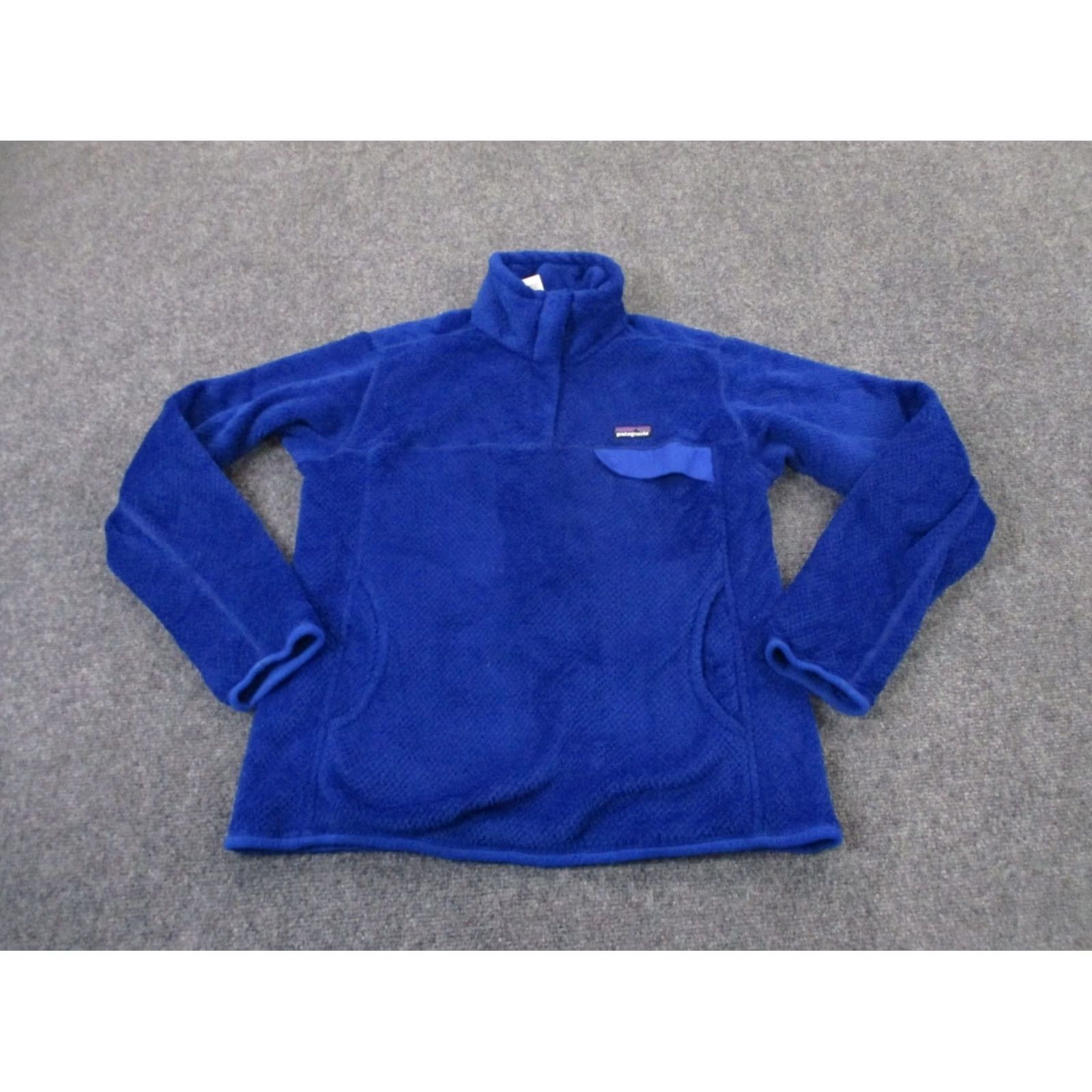 Patagonia Patagonia Jacket Women M Blue Snap Fleece Windproof Thermal Pockets - Basic Jacket - Regular XS? Size M / US 6-8 / IT 42-44 - 2 Thumbnail