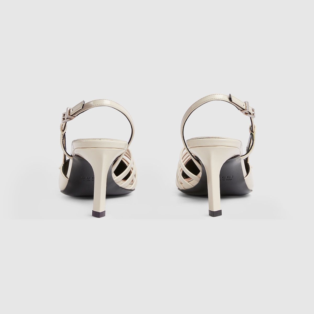 Gucci o1s1wg110125 Slingback Pumps in Ivory Size US 4 / IT 34 - 4 Thumbnail
