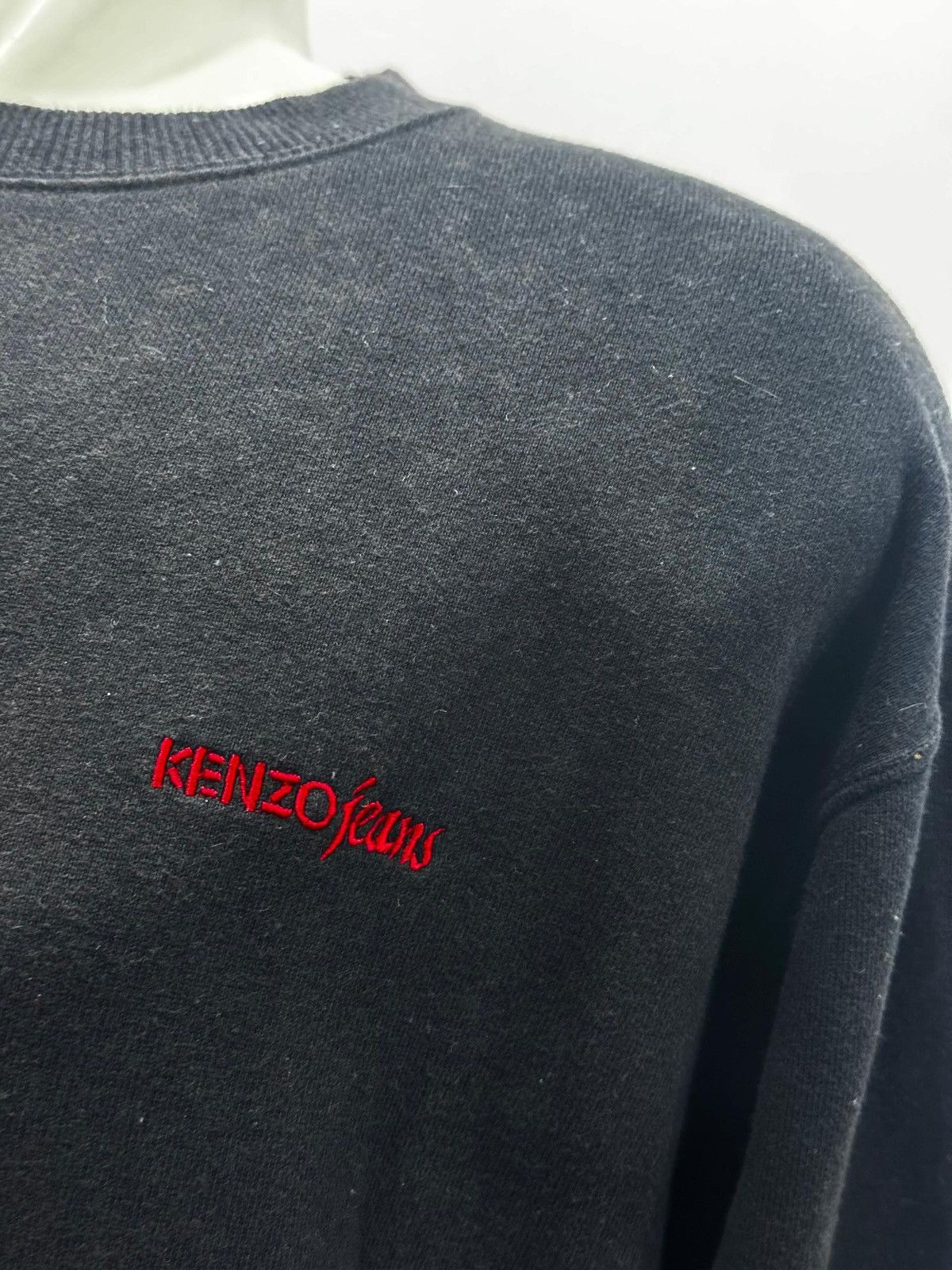 Kenzo × Vintage Vintage 90s Kenzo Sweatshirt Big Logo Kenzo Sweater Size US L / EU 52-54 / 3 - 5 Thumbnail