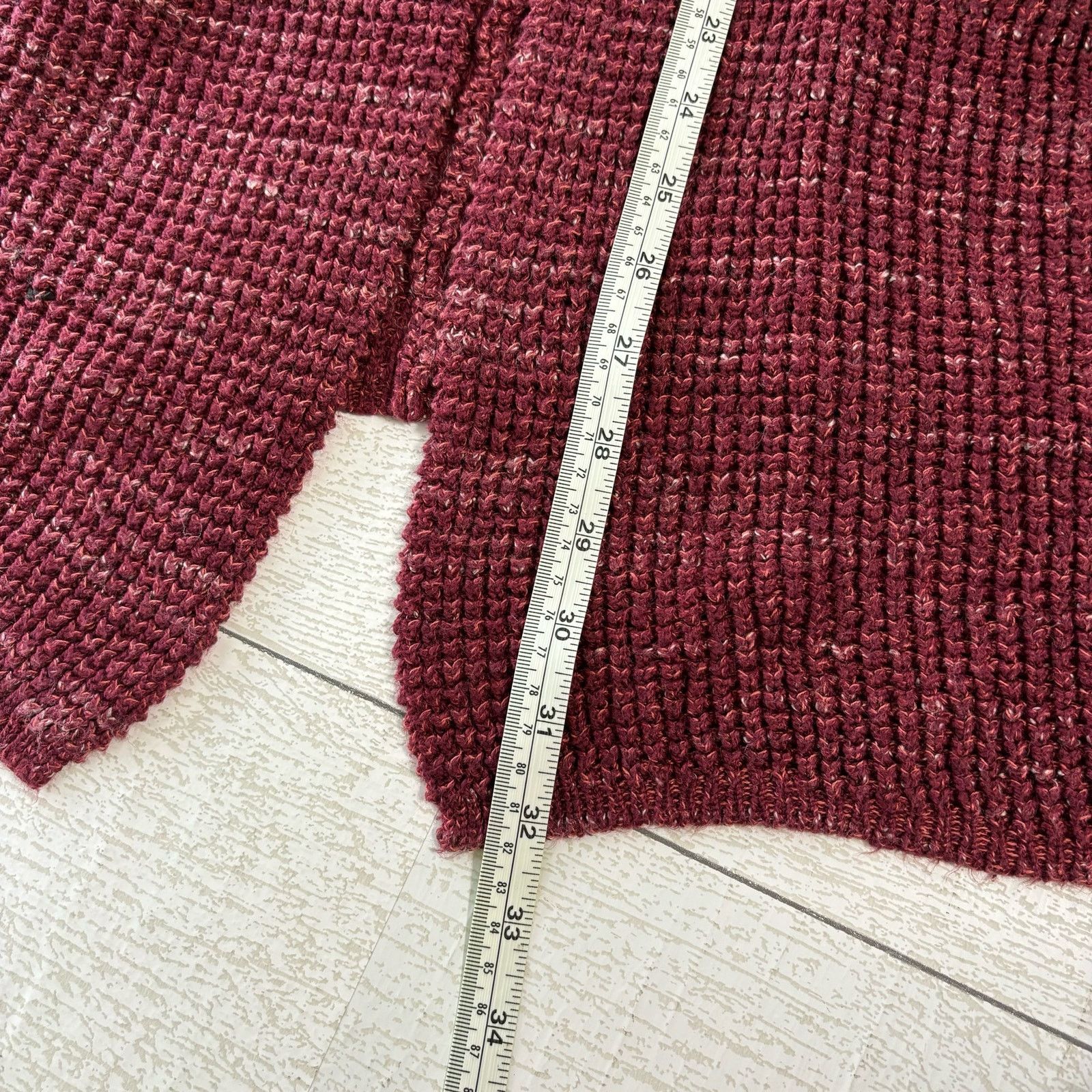 Other Universal Thread Burgundy Open Front Cardigan Cozy Layer Size M / US 6-8 / IT 42-44 - 8 Thumbnail