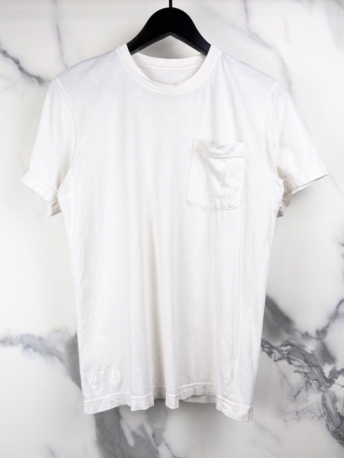 Chrome Hearts Chrome Hearts Vine Hairy Dagger Scroll Logo Pocket Tshirt Size US S / EU 44-46 / 1 - 2 Thumbnail