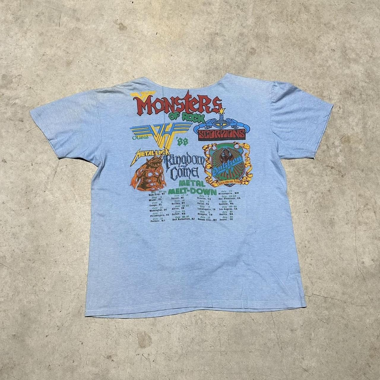 Brockum 1988 Monsters of Rock tee Double Sided Size US L / EU 52-54 / 3 - 2 Thumbnail