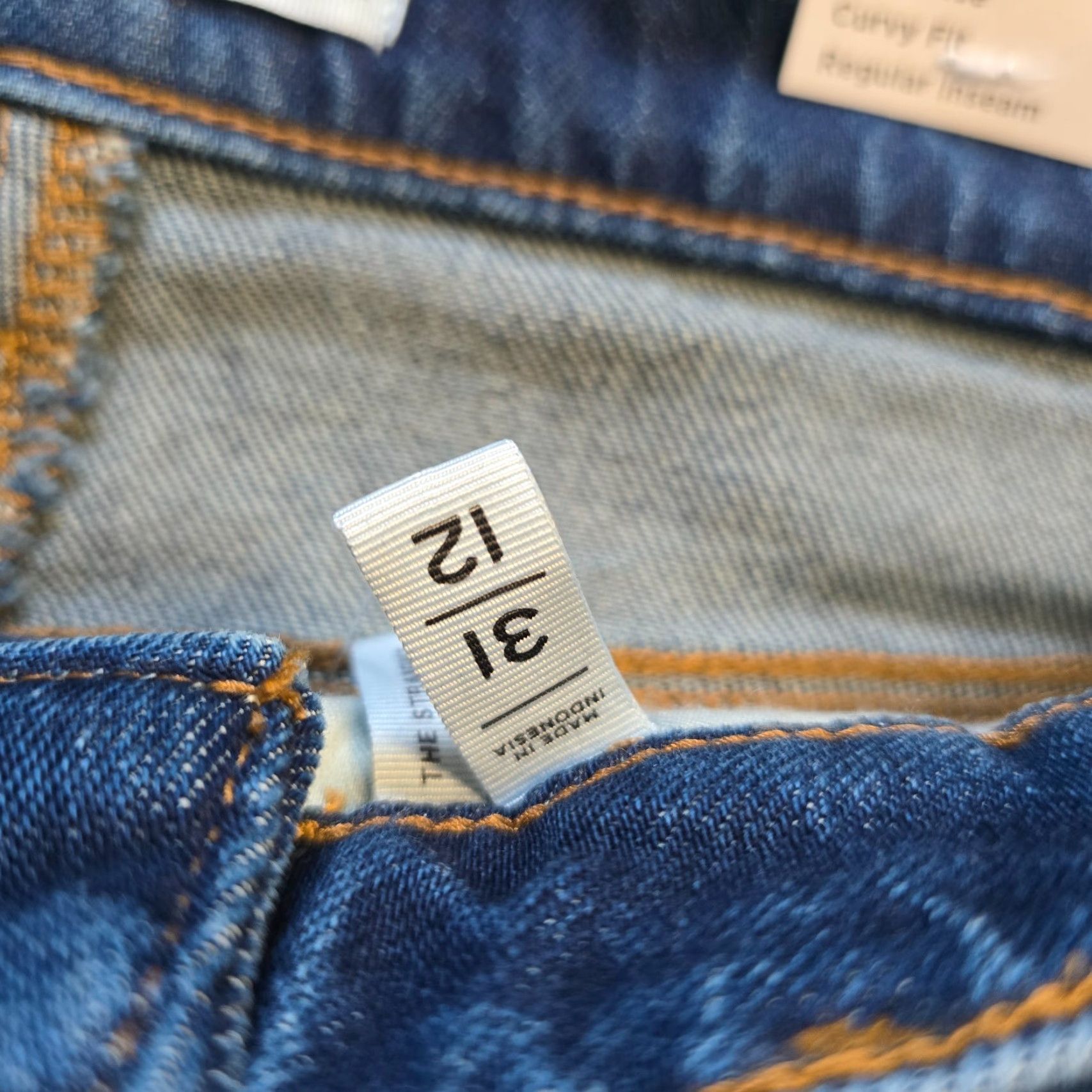 Loft LOFT Jeans Womens 31 Blue Straight High Rise Curvy Stretch Capsule Casual Shirt Size 24" / US 00 / IT 34 - 5 Thumbnail
