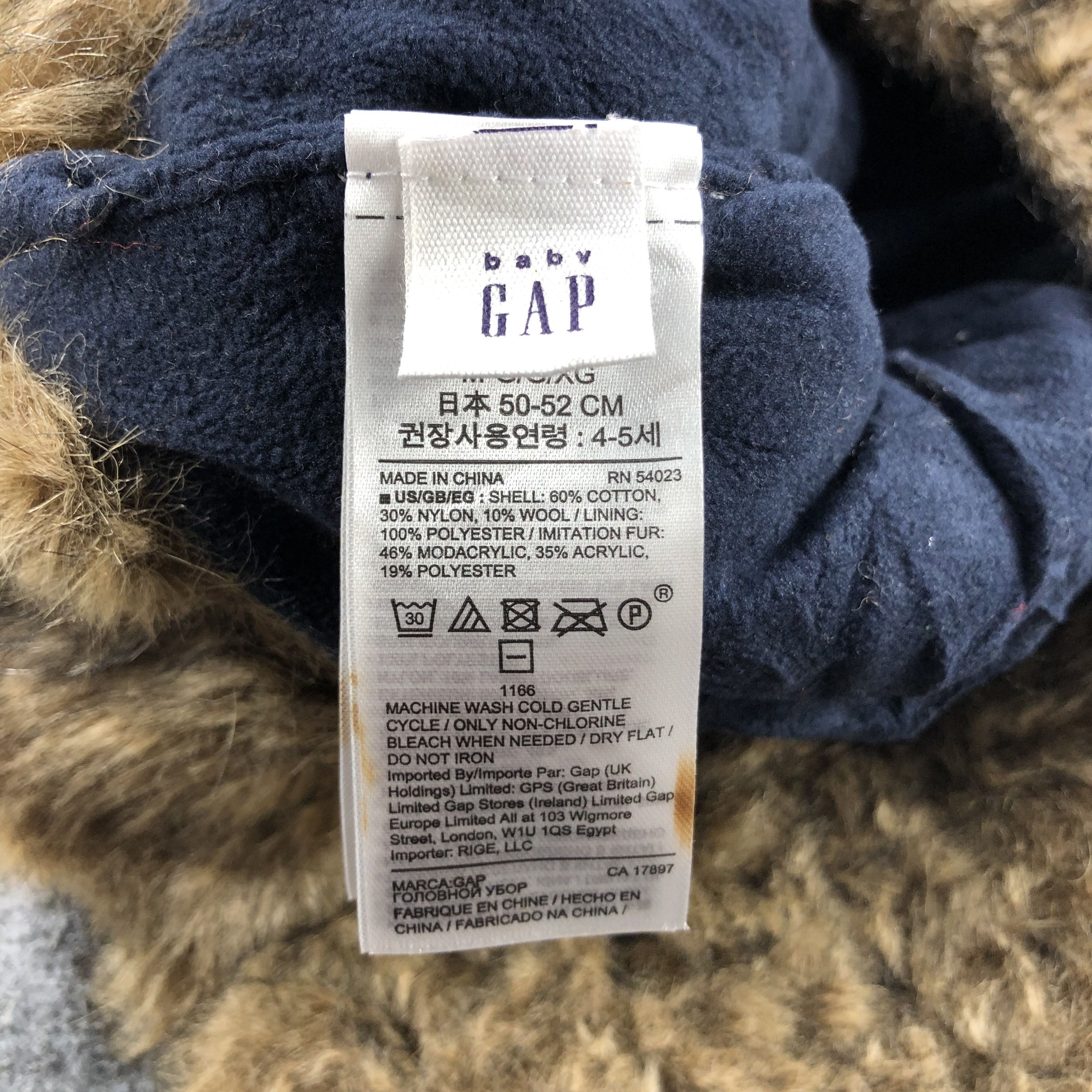 Gap GAP Bomber Hat Rex Rabbit Fur Trapper Hat Beanie B338 Size ONE SIZE - 6 Thumbnail