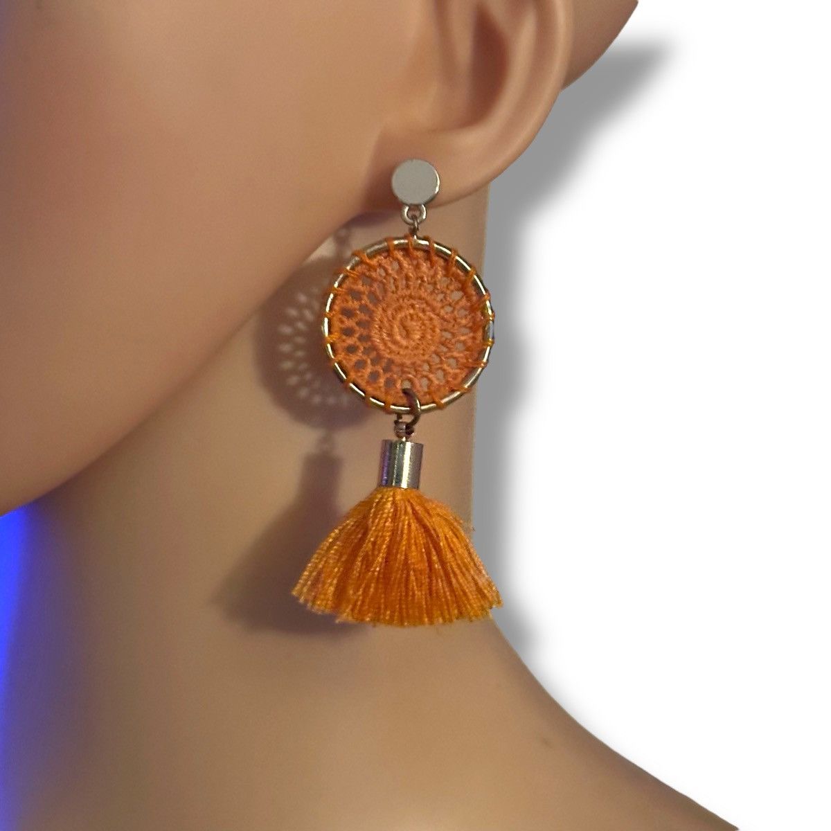 Other Bohemian dreamcatcher tassel dangle earrings Size ONE SIZE - 2 Thumbnail
