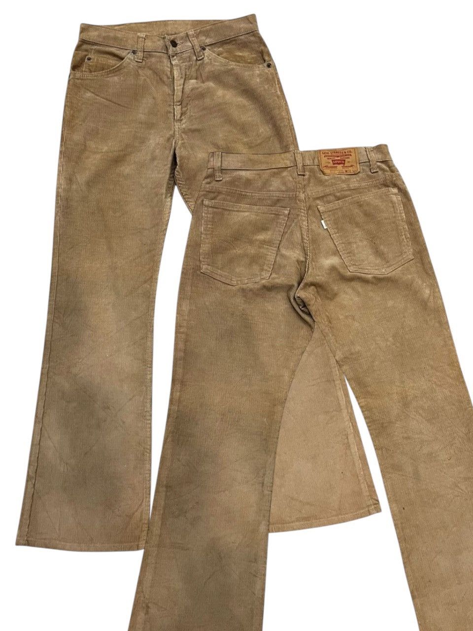 Levi's × Vintage Vintage 1970’s Levis 517 Flare Corduroy Pants Size US 30 / EU 46 - 1 Thumbnail