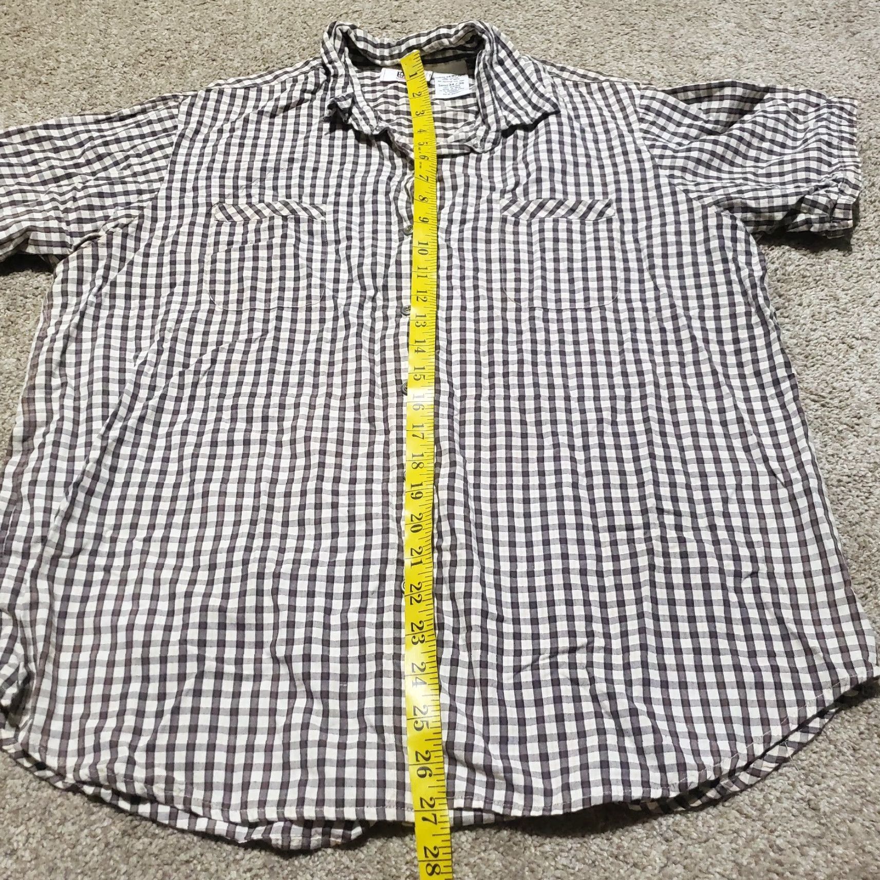 Faded Glory Faded Glory Shirt Womens Button-Up Plaid Checkered Long Sleeve 14W/16W Multicolor 90s? (Note: This is not allowed to add info) Size XXL / US 16-18 / IT 52-54 - 6 Thumbnail